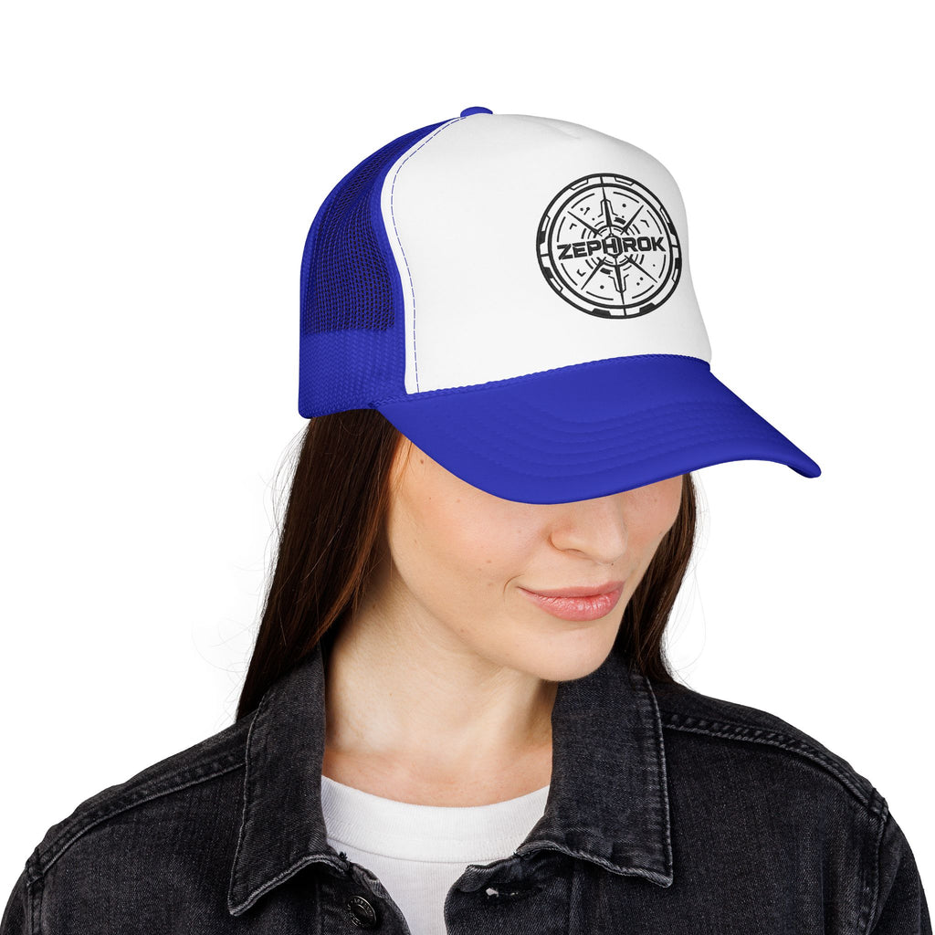 Trucker Hat — Vintage Compass Logo Foam Cap