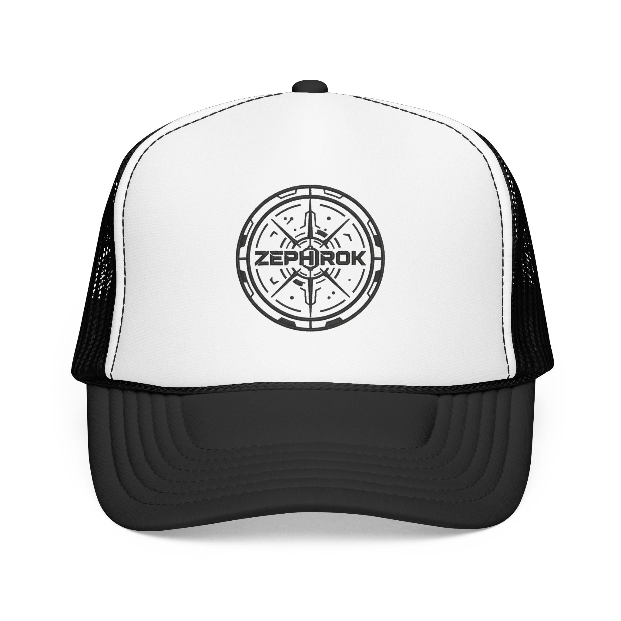 Trucker Hat — Vintage Compass Logo Foam Cap