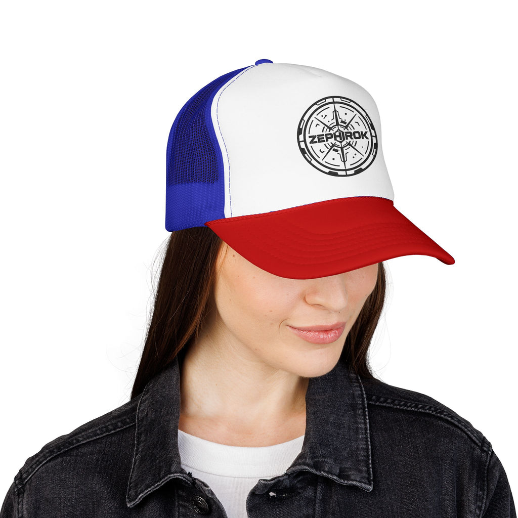 Trucker Hat — Vintage Compass Logo Foam Cap