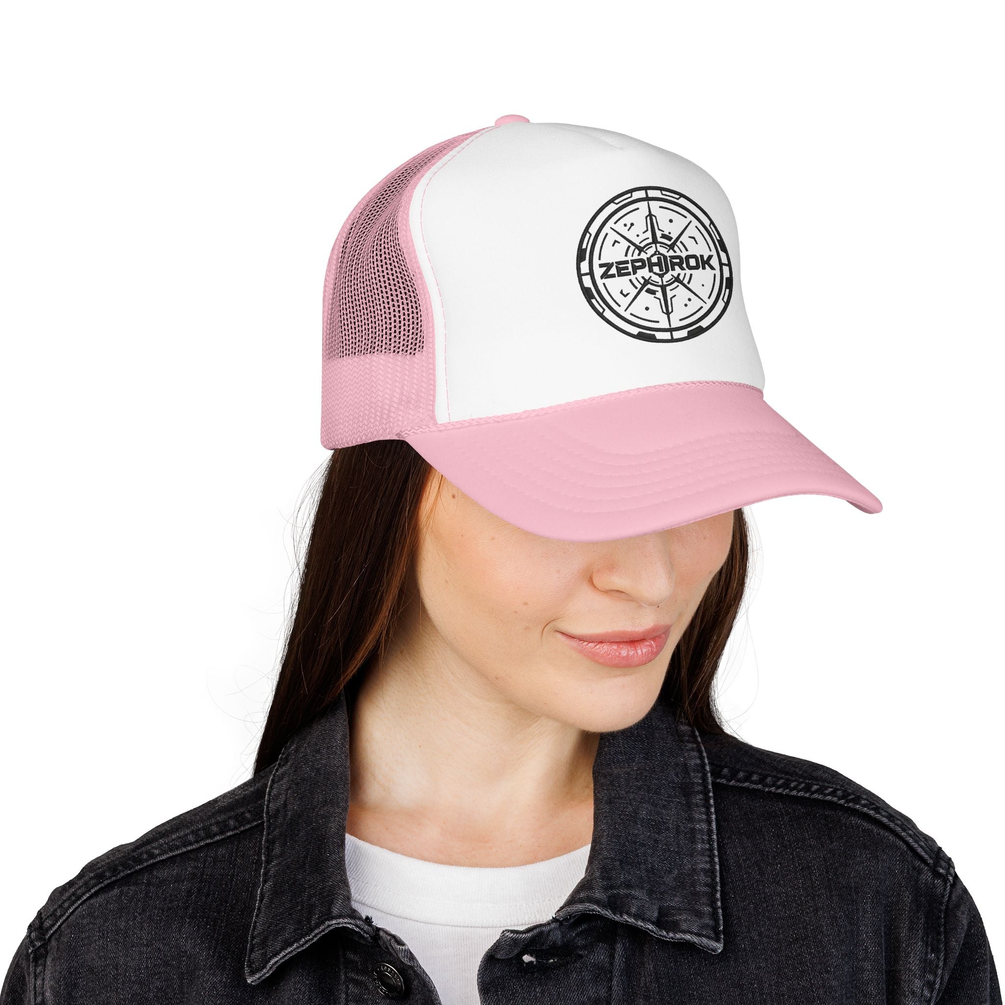 Trucker Hat — Vintage Compass Logo Foam Cap