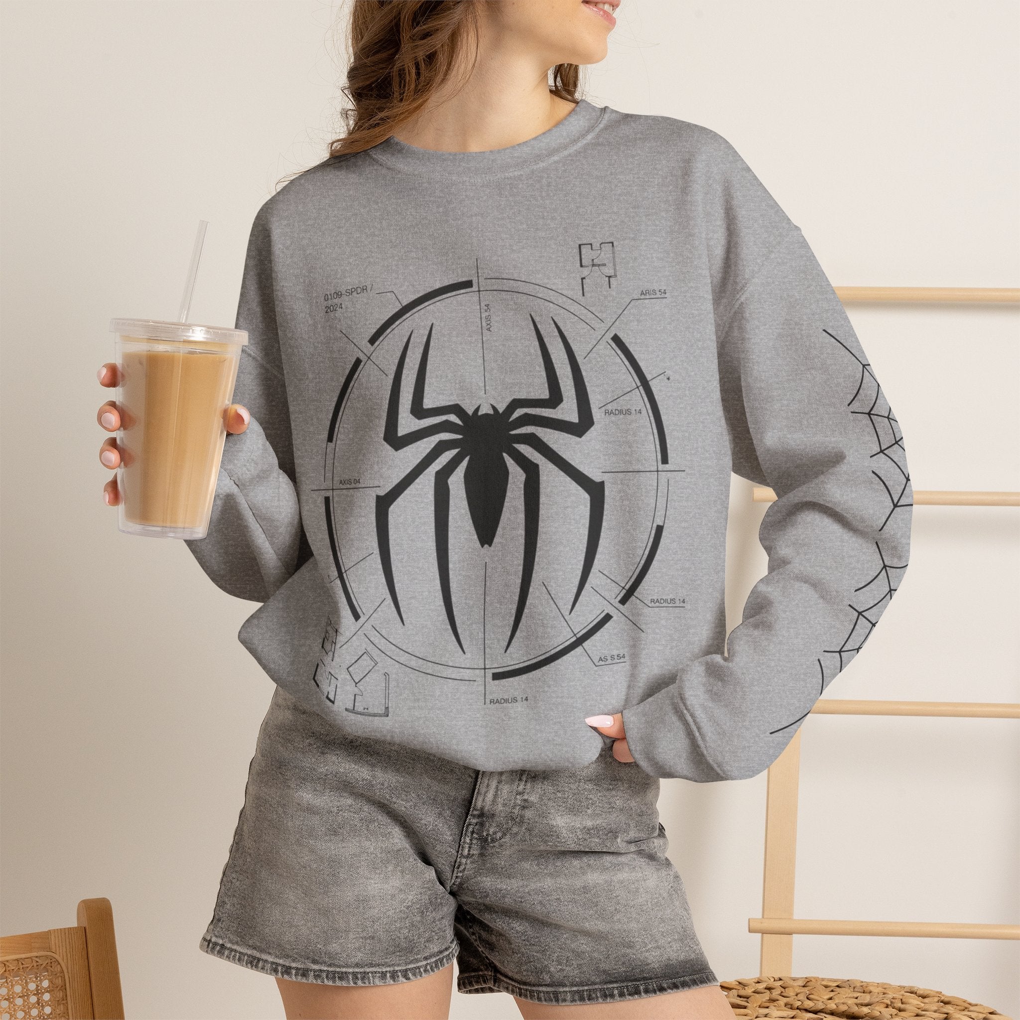 Spider Tech Crewneck Sweatshirt