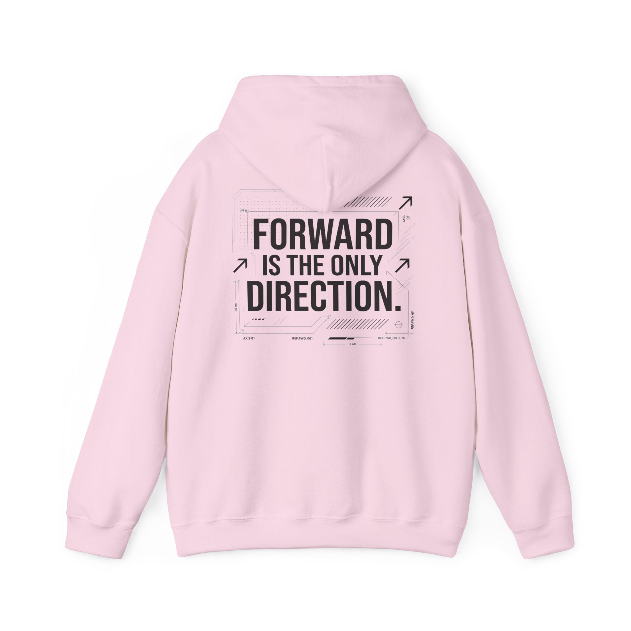 Zephirok Logo Hoodie — "Forward Is The Only Direction" Streetwear Pullover