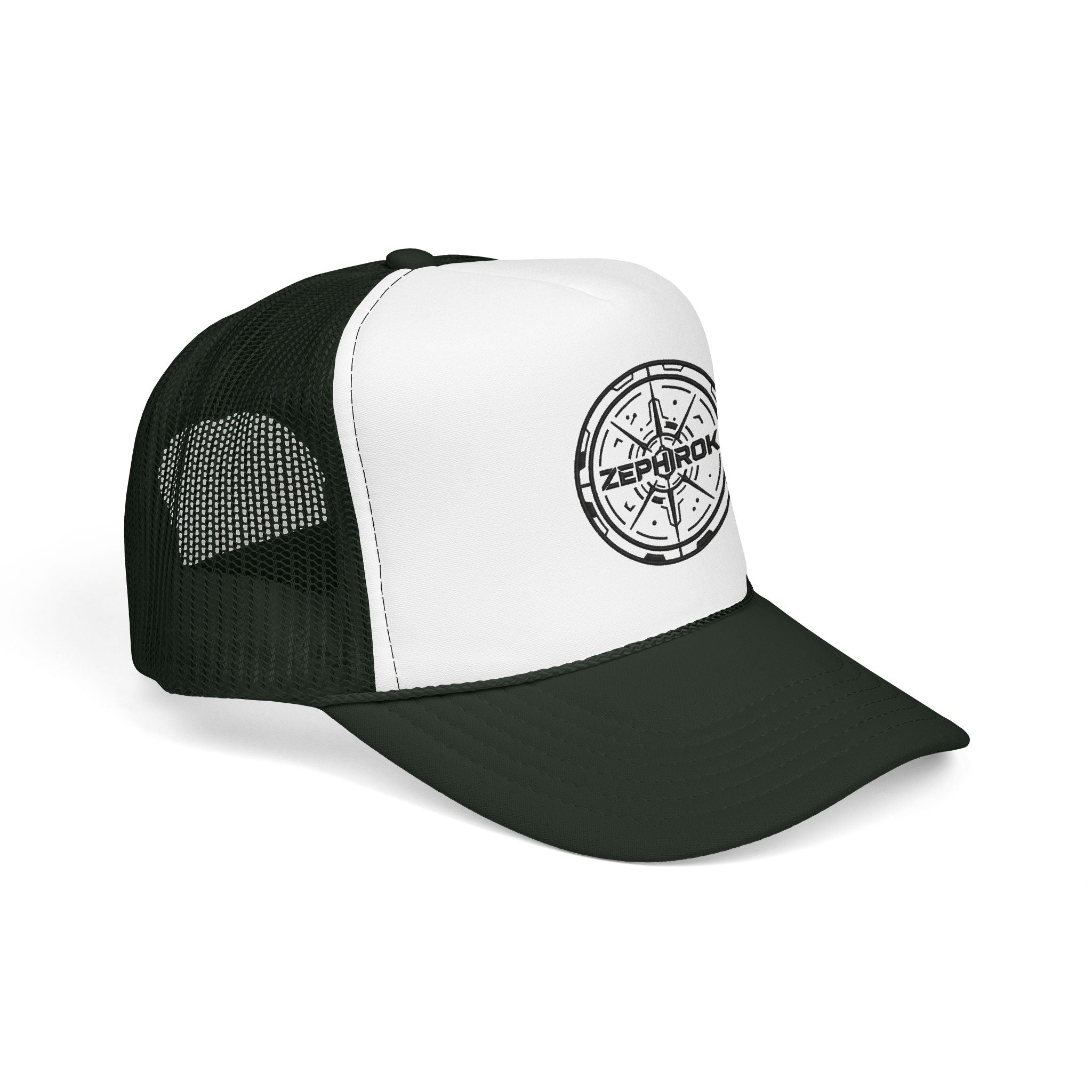 Trucker Hat — Vintage Compass Logo Foam Cap