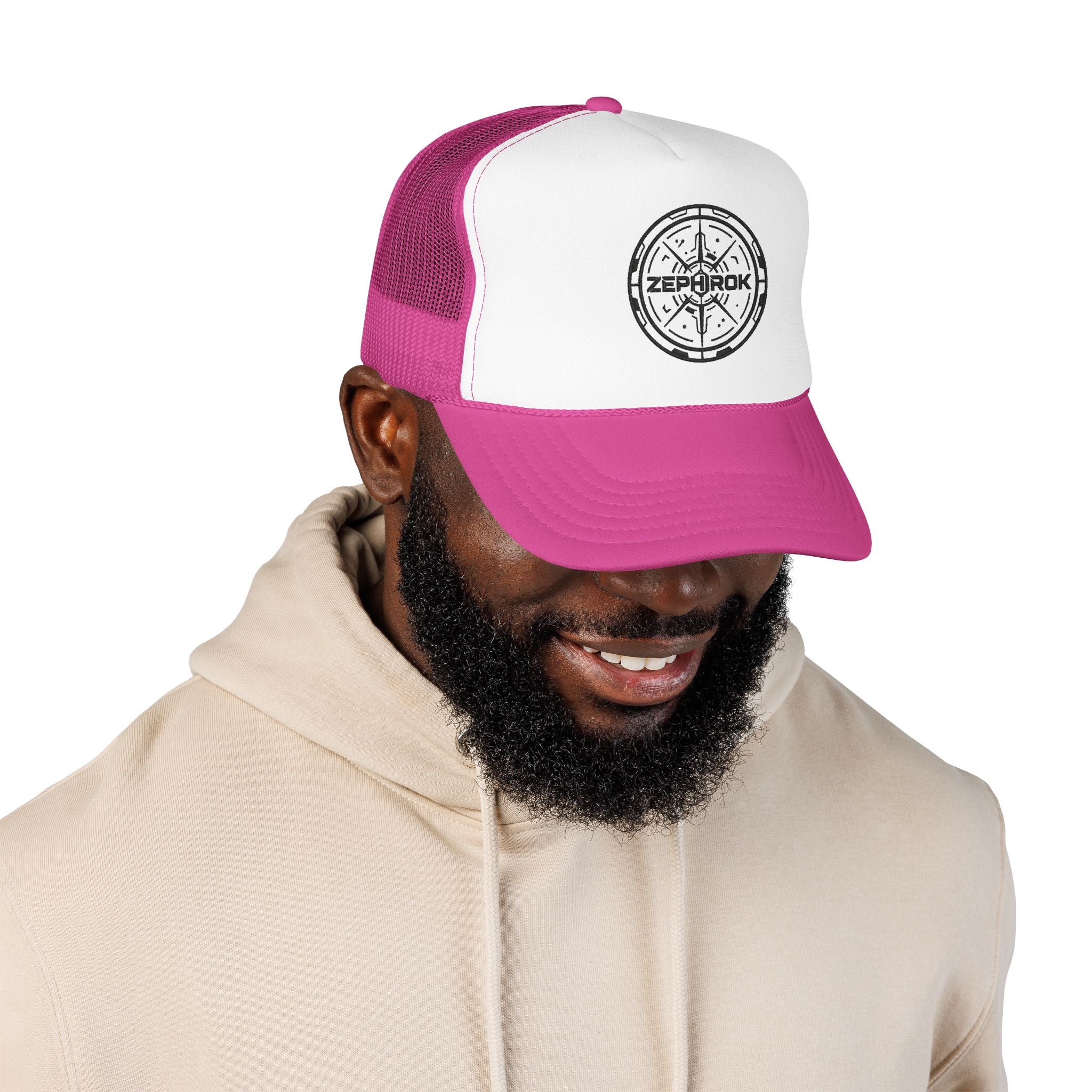 Trucker Hat — Vintage Compass Logo Foam Cap