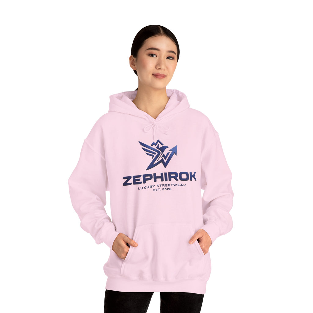 Zephirok Logo Hoodie — "Forward Is The Only Direction" Streetwear Pullover