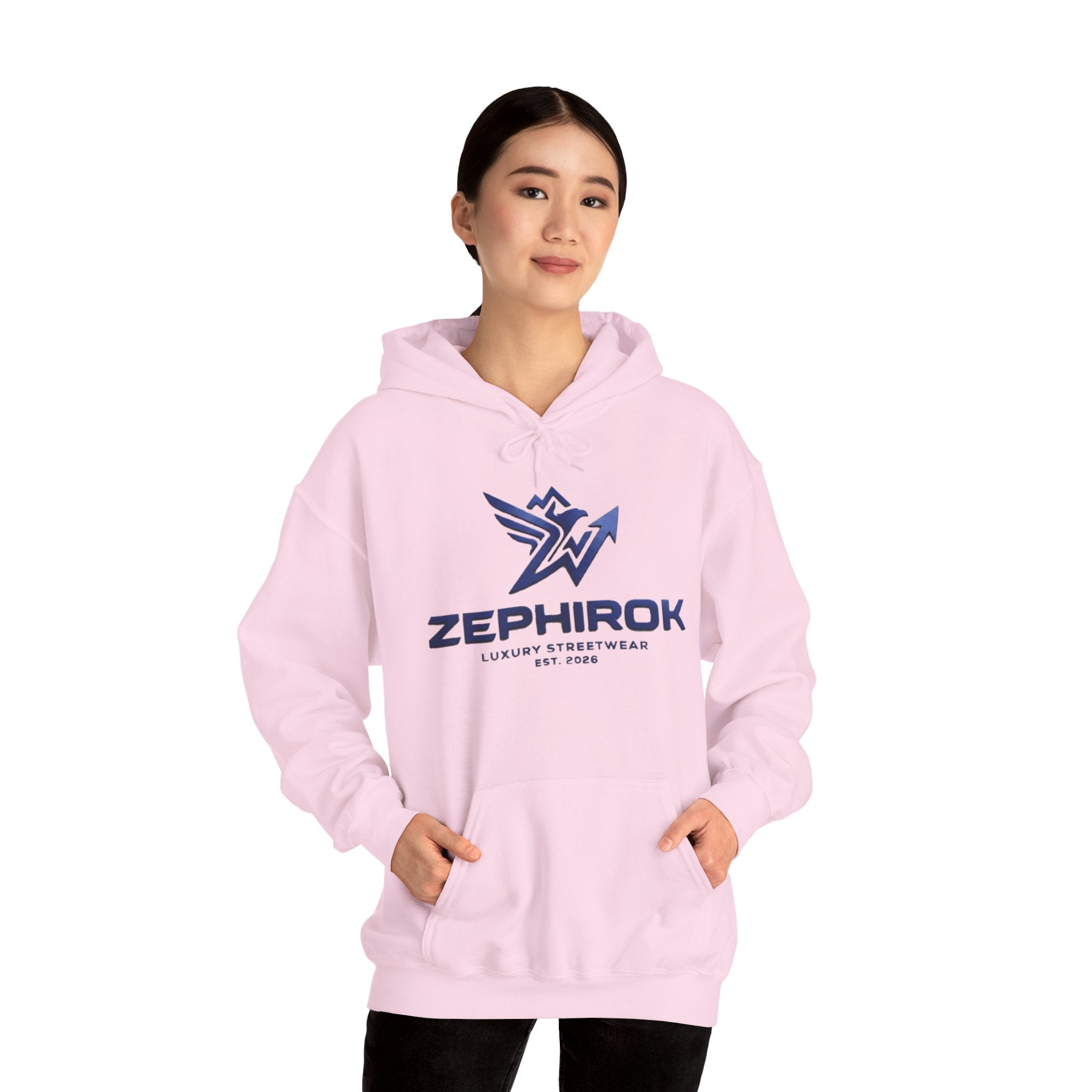 Zephirok Logo Hoodie — "Forward Is The Only Direction" Streetwear Pullover