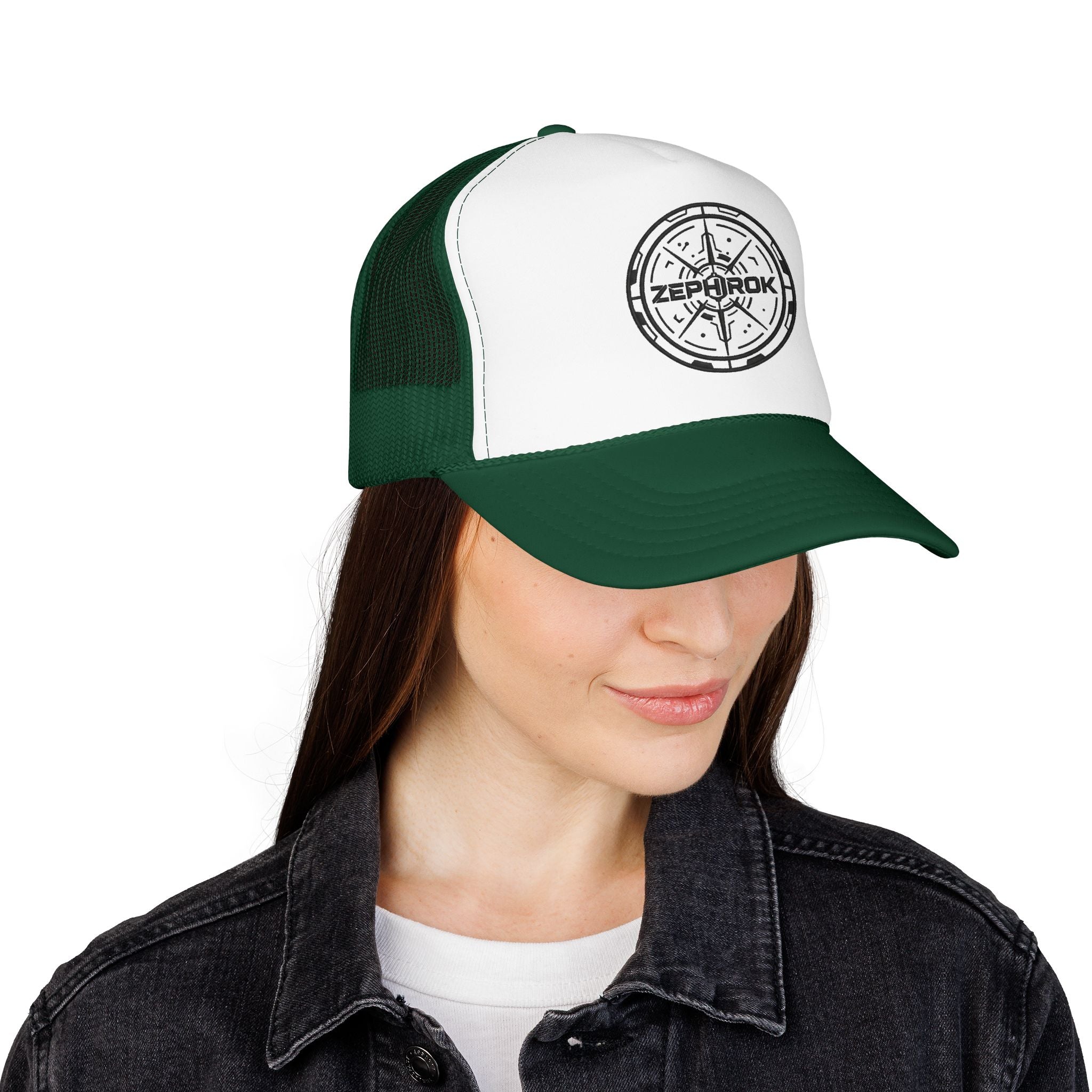 Trucker Hat — Vintage Compass Logo Foam Cap