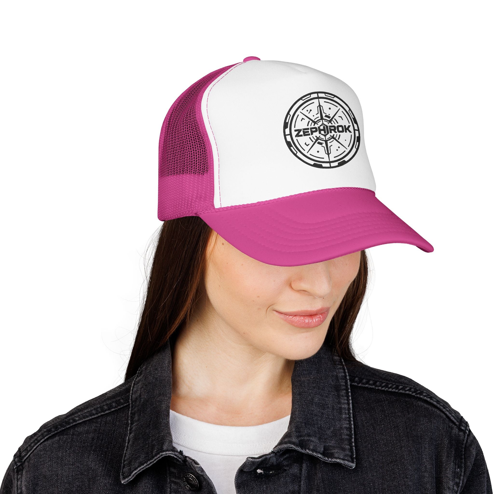 Trucker Hat — Vintage Compass Logo Foam Cap