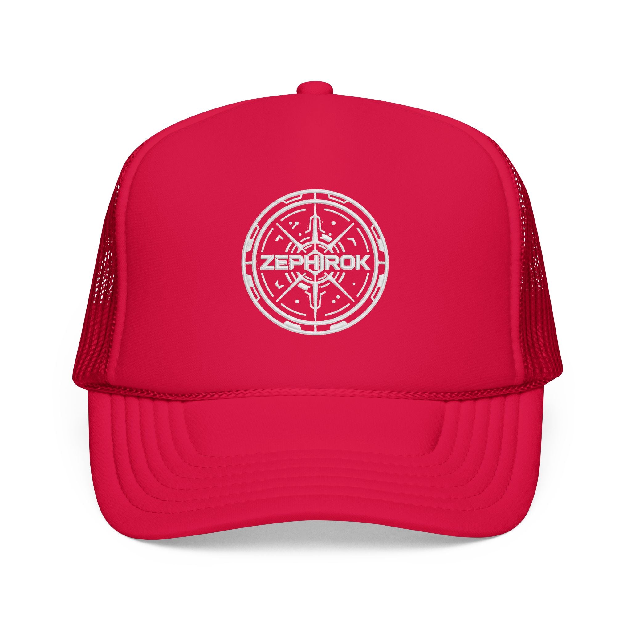 Trucker Hat — Vintage Compass Logo Foam Cap