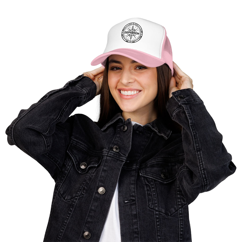 Trucker Hat — Vintage Compass Logo Foam Cap