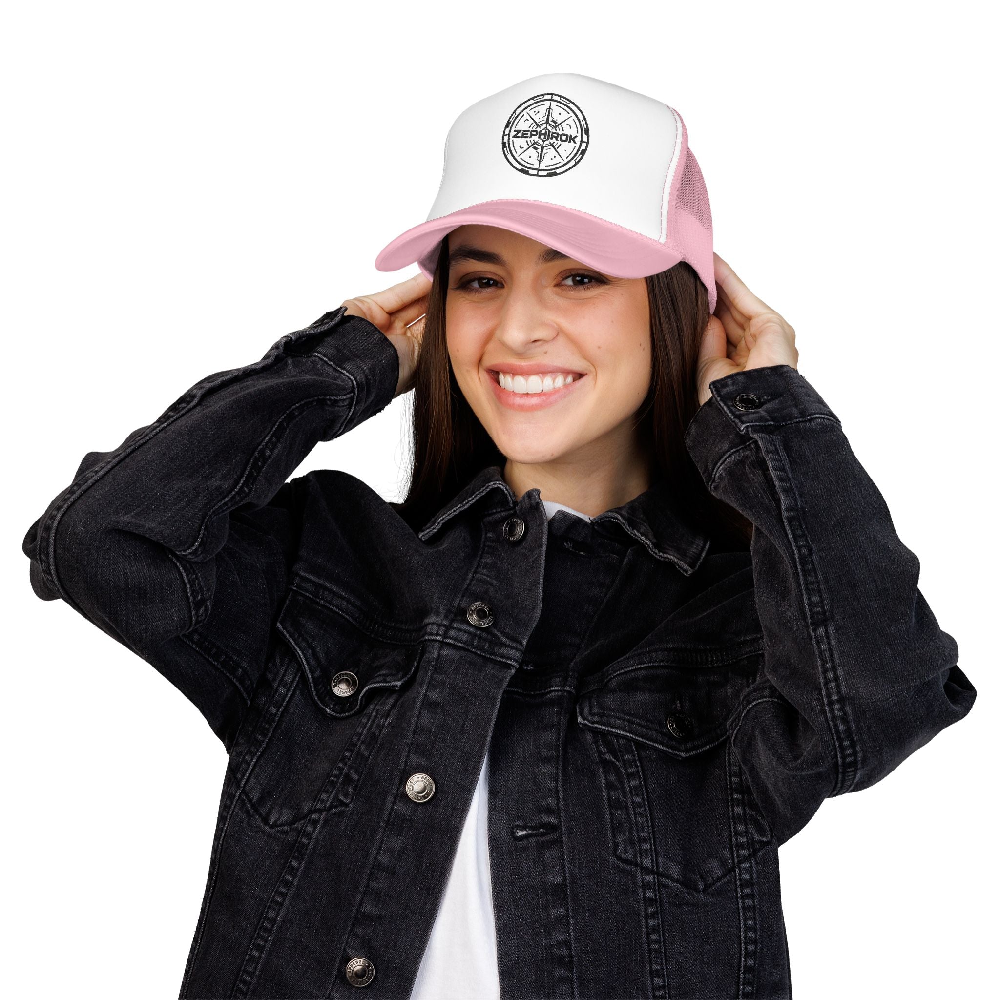 Trucker Hat — Vintage Compass Logo Foam Cap