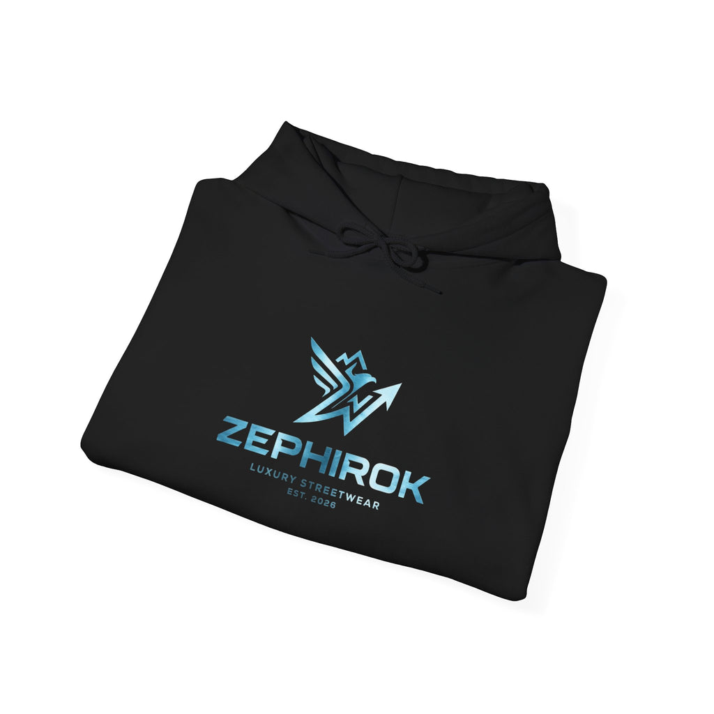 Zephirok Logo Hoodie — "Forward Is The Only Direction" Streetwear Pullover
