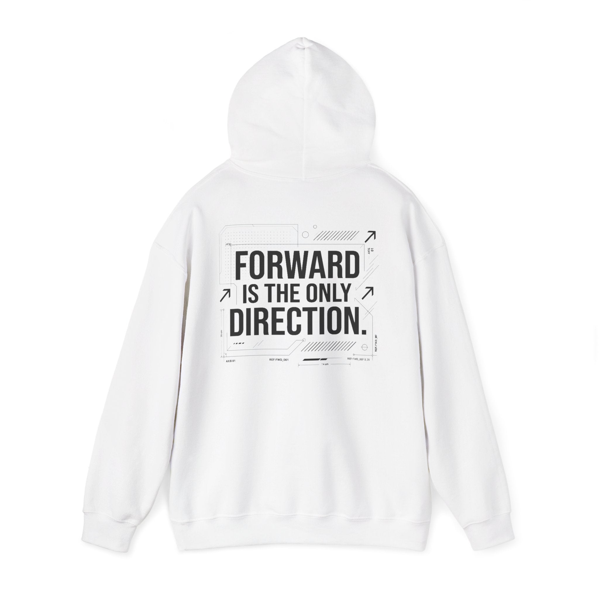 Zephirok Logo Hoodie — "Forward Is The Only Direction" Streetwear Pullover