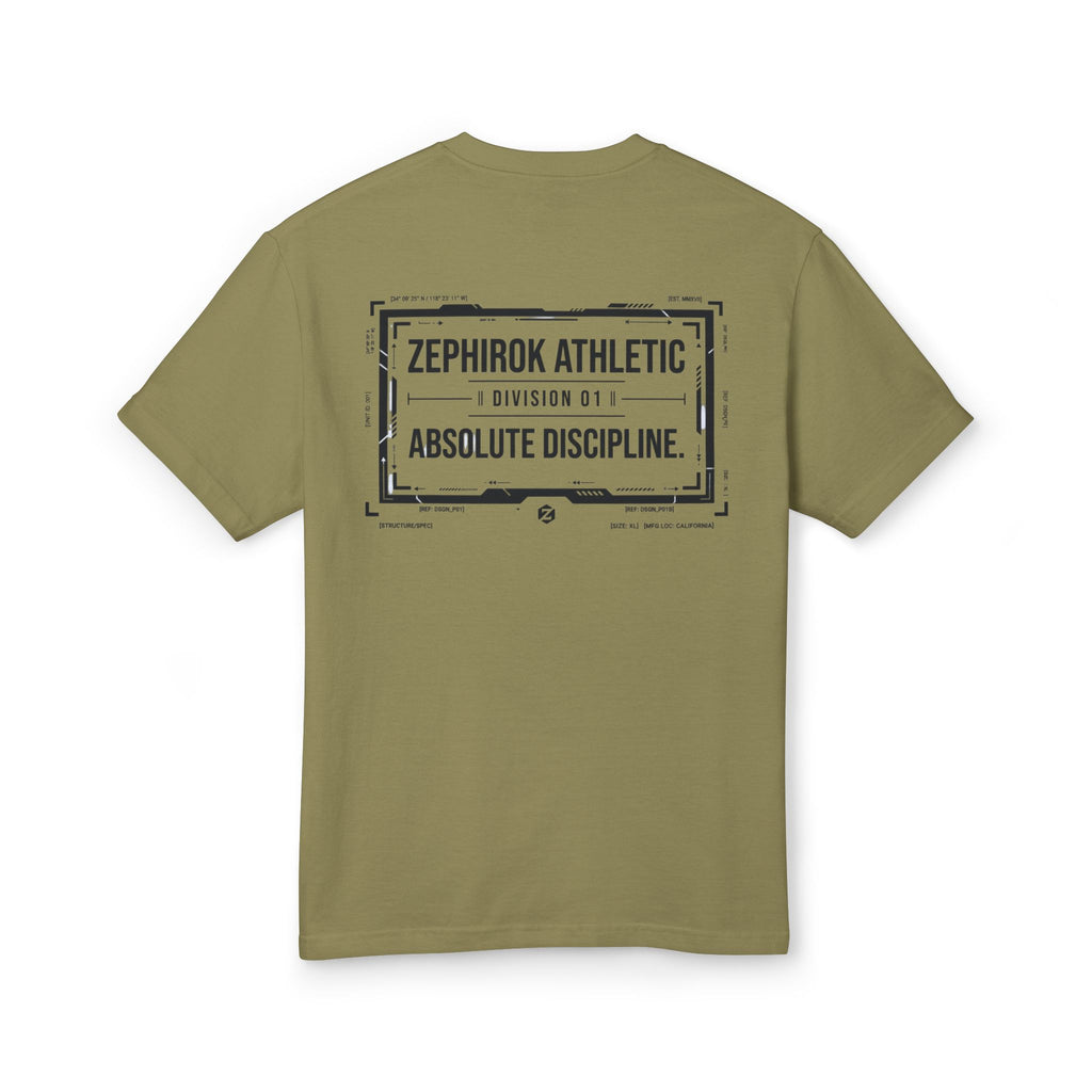 Zephirok Athletic Tee — "Absolute Discipline" Vintage Logo Cotton Shirt