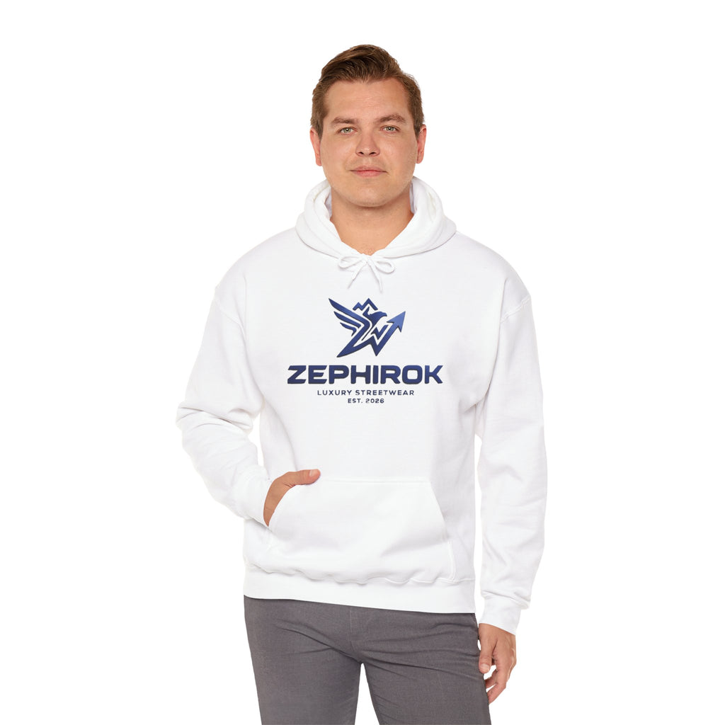 Zephirok Logo Hoodie — "Forward Is The Only Direction" Streetwear Pullover
