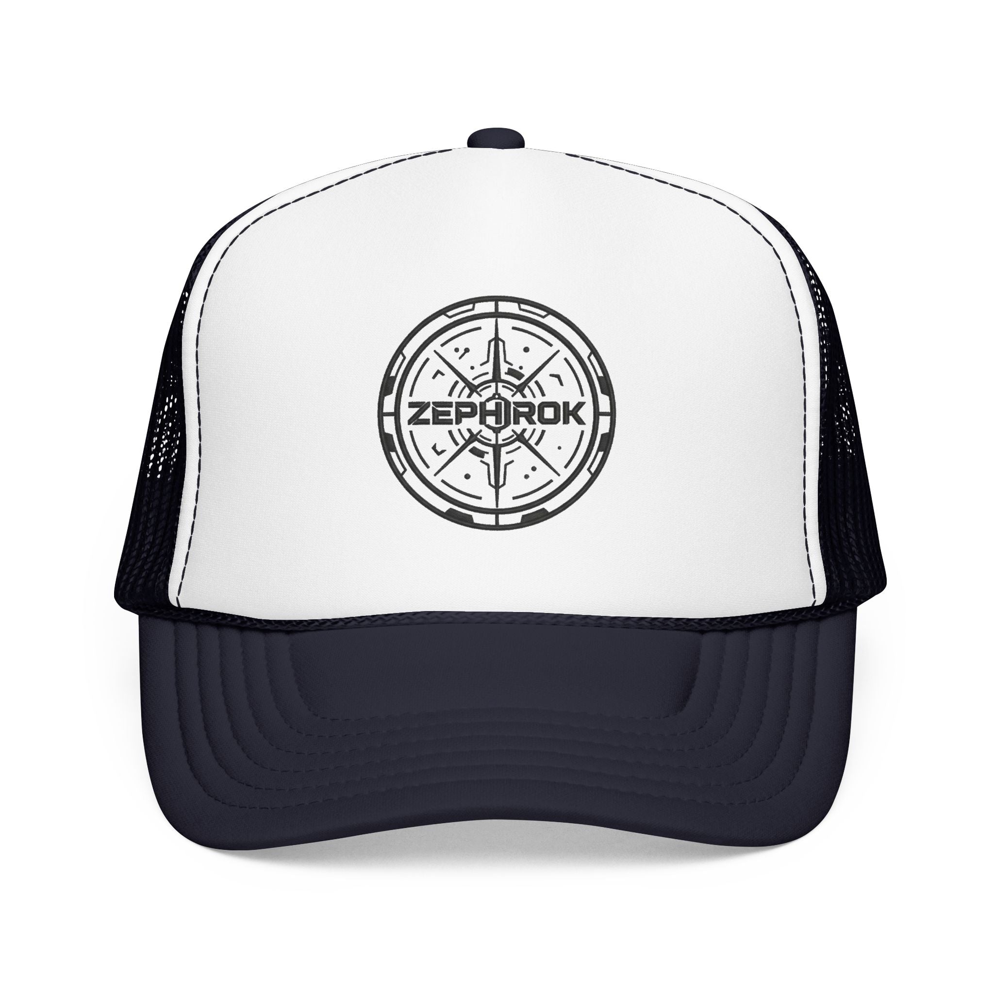 Trucker Hat — Vintage Compass Logo Foam Cap