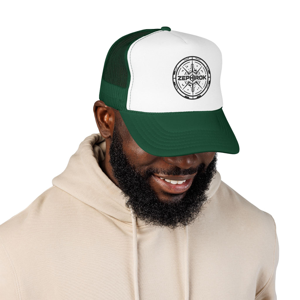 Trucker Hat — Vintage Compass Logo Foam Cap