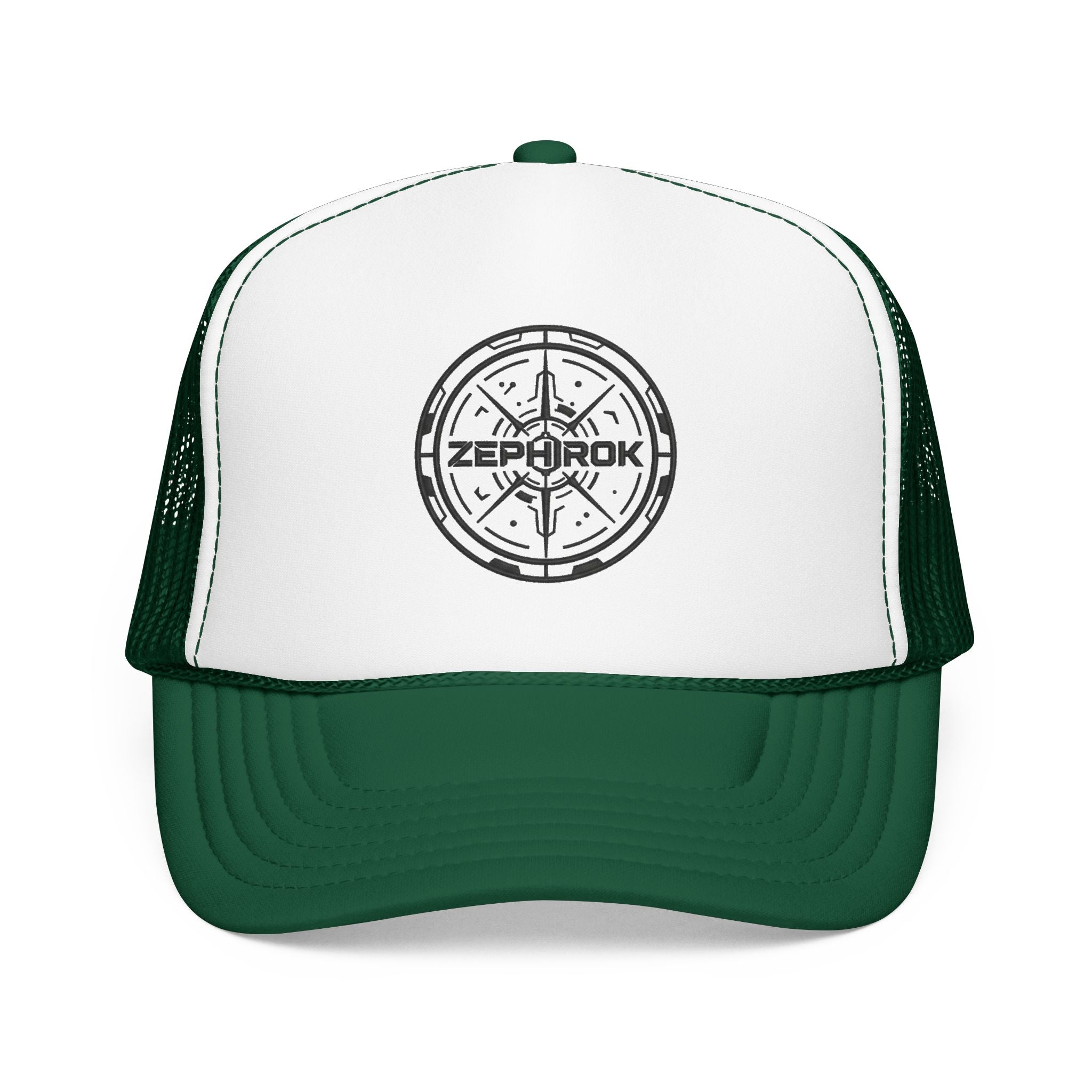 Trucker Hat — Vintage Compass Logo Foam Cap