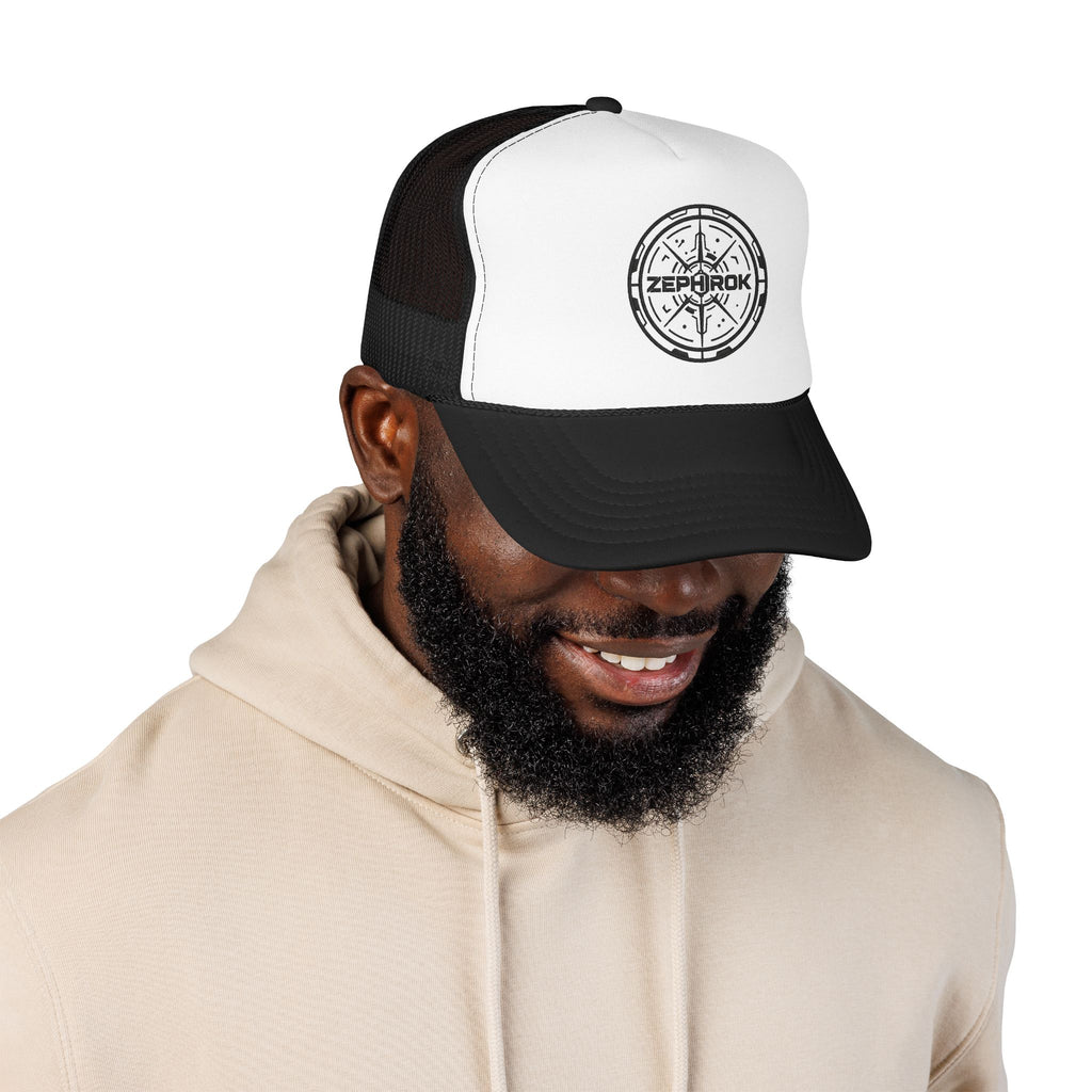 Trucker Hat — Vintage Compass Logo Foam Cap