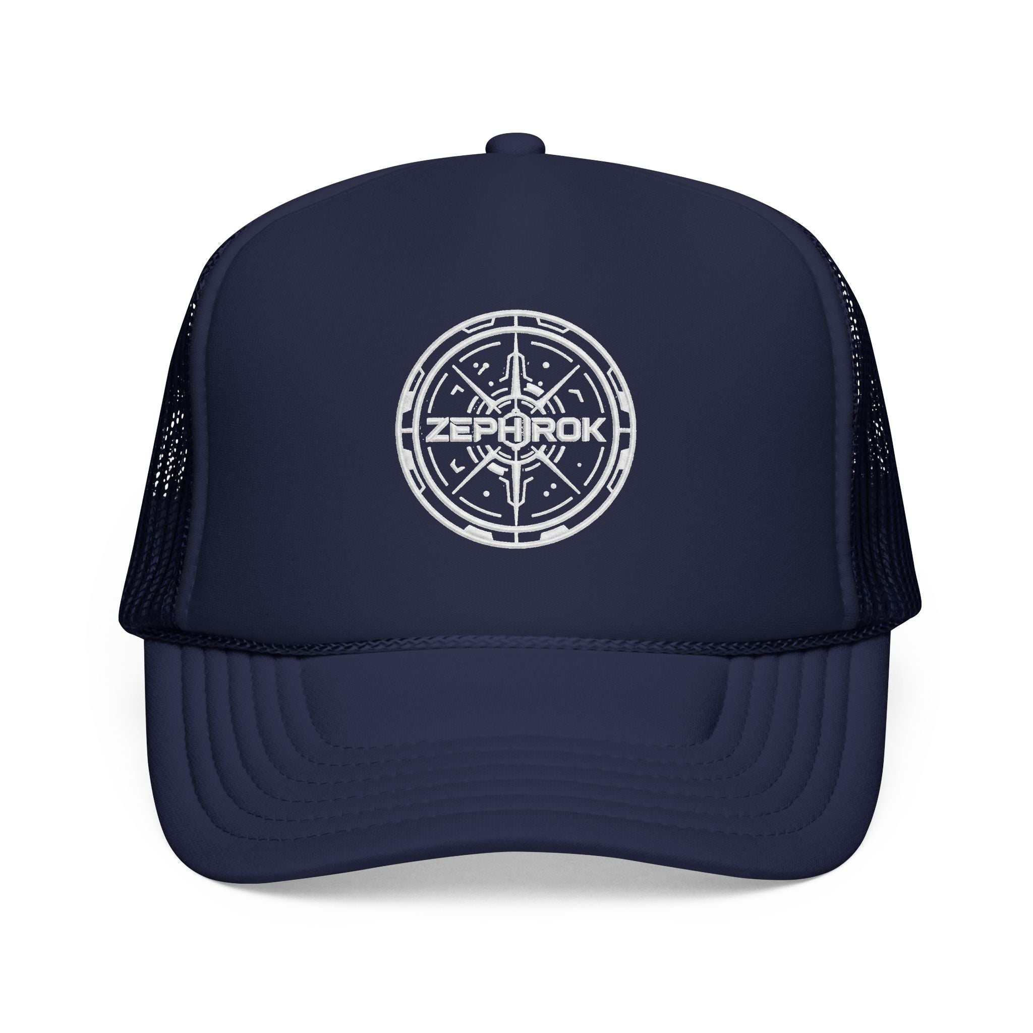 Trucker Hat — Vintage Compass Logo Foam Cap