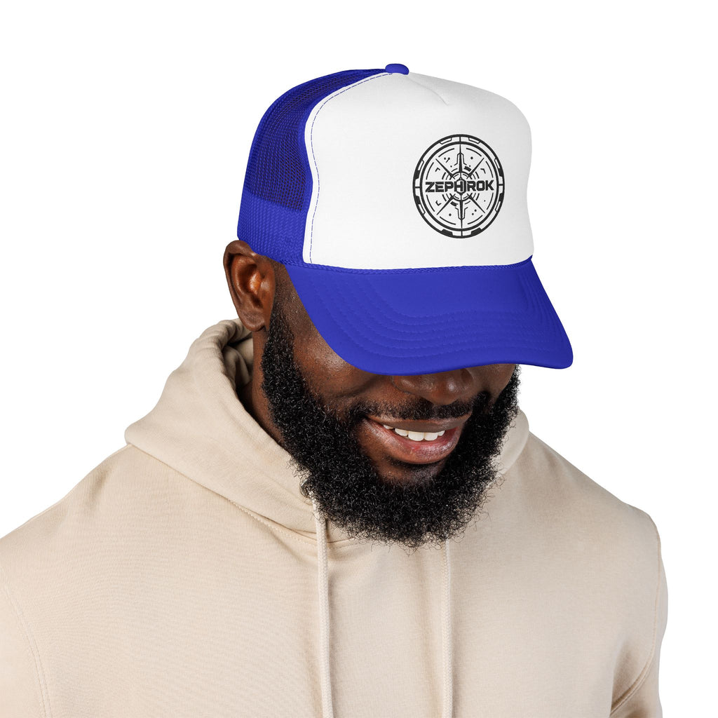 Trucker Hat — Vintage Compass Logo Foam Cap