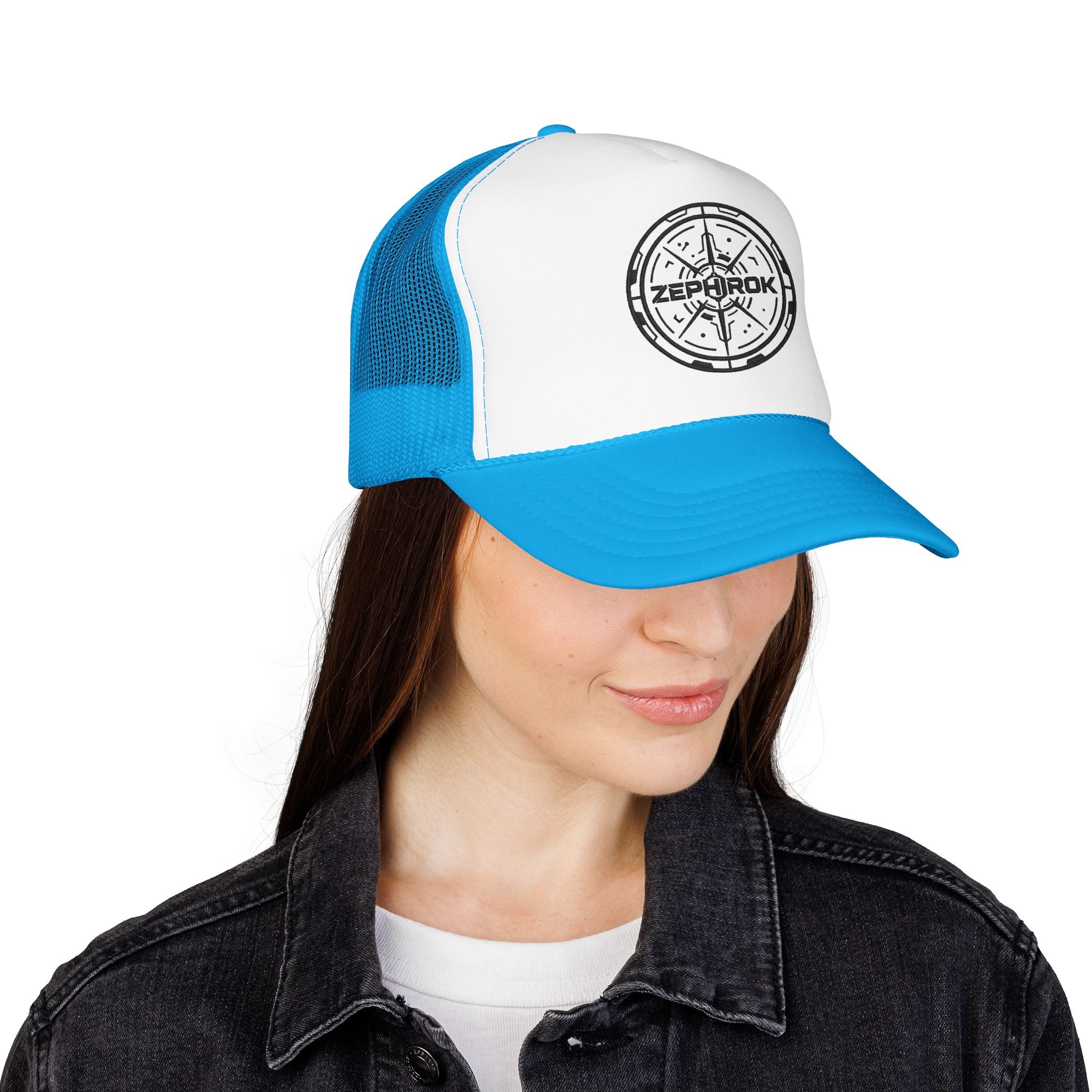 Trucker Hat — Vintage Compass Logo Foam Cap