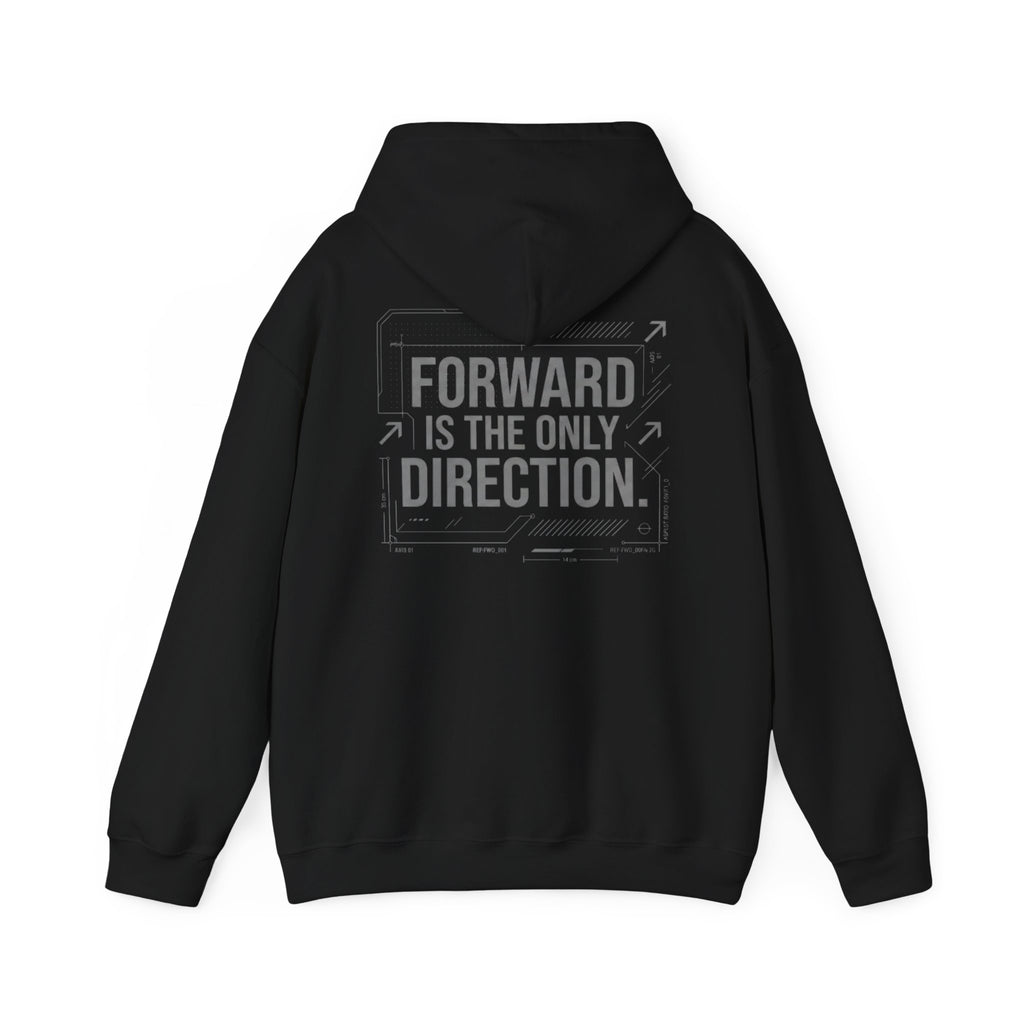 Zephirok Logo Hoodie — "Forward Is The Only Direction" Streetwear Pullover