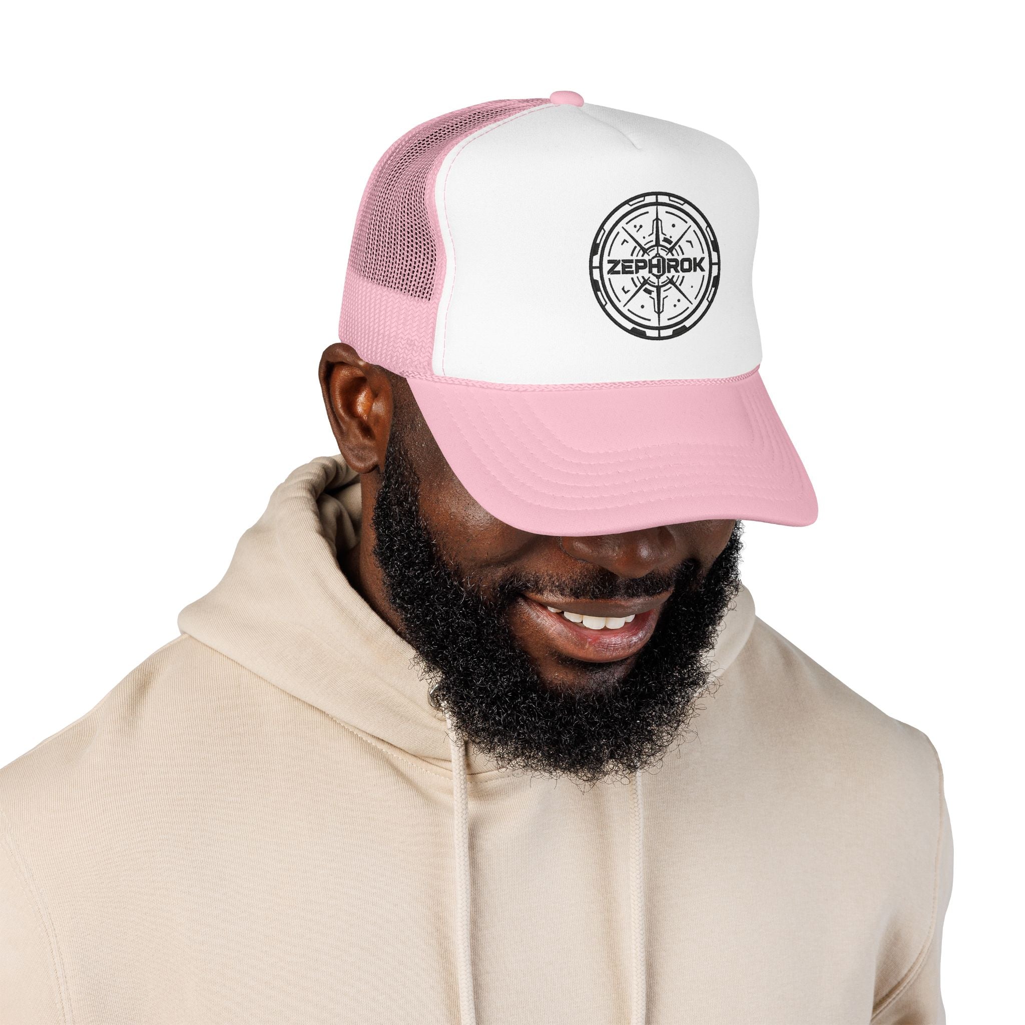 Trucker Hat — Vintage Compass Logo Foam Cap