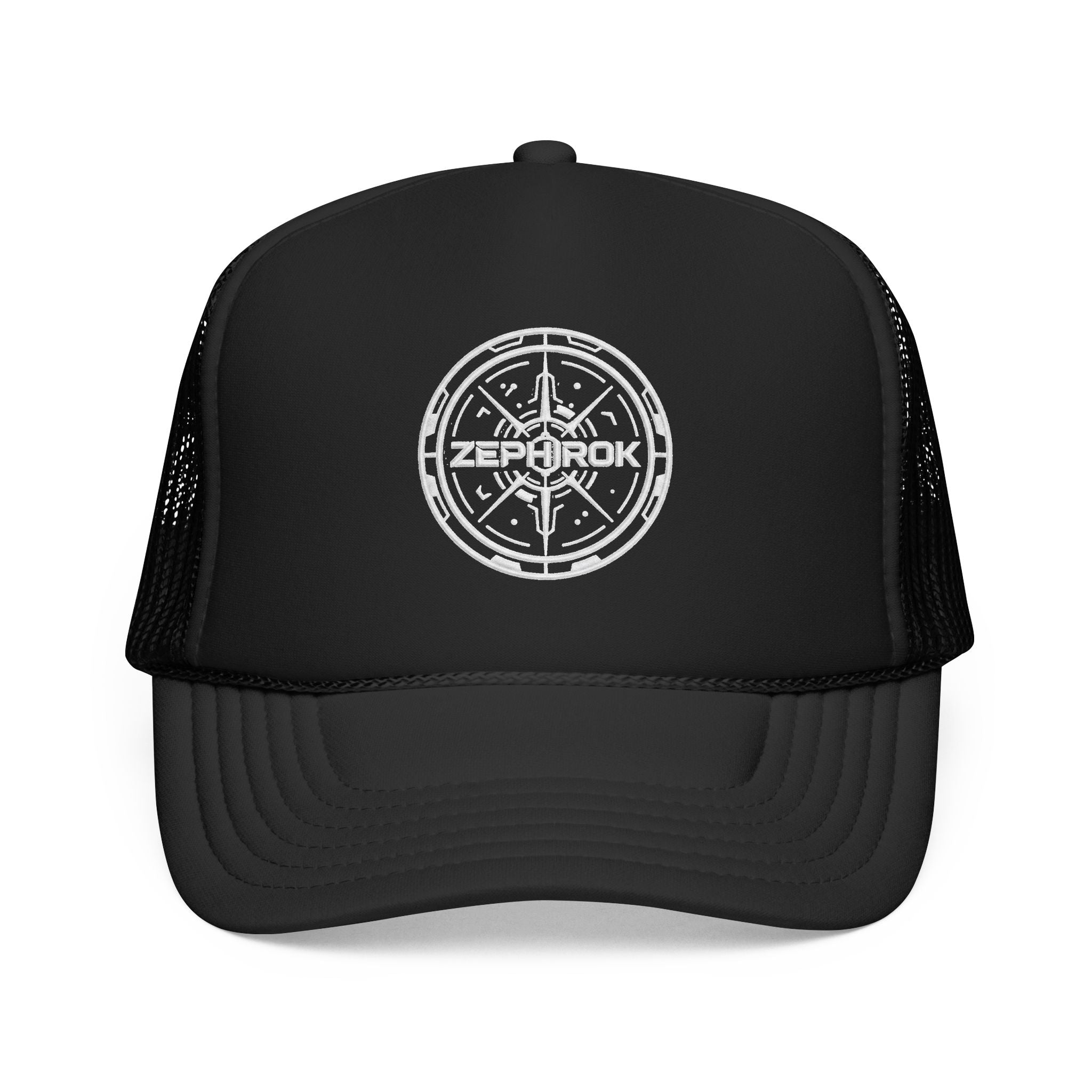 Trucker Hat — Vintage Compass Logo Foam Cap