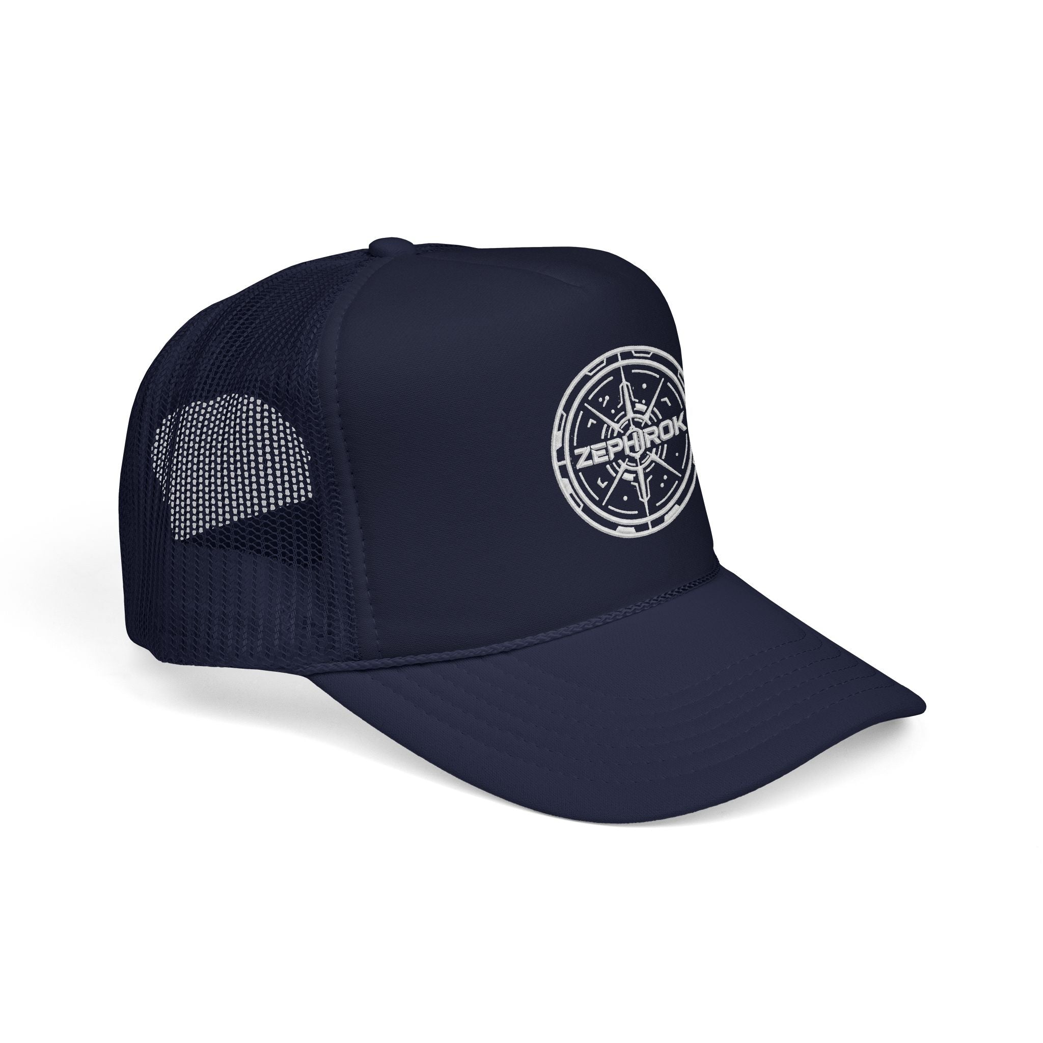 Trucker Hat — Vintage Compass Logo Foam Cap