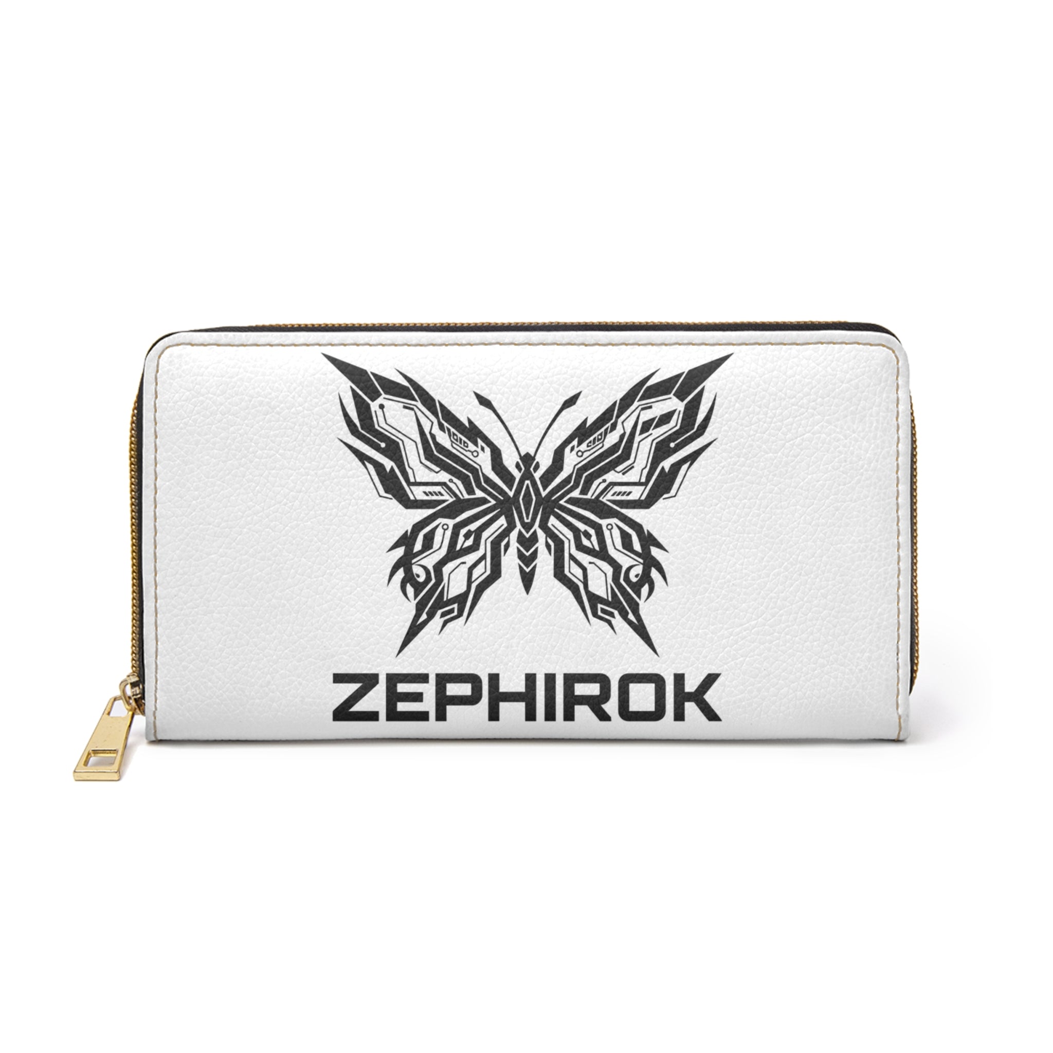 Futuristic Circuit Zipper Wallet — 'ZEPHIROK' Tech Design