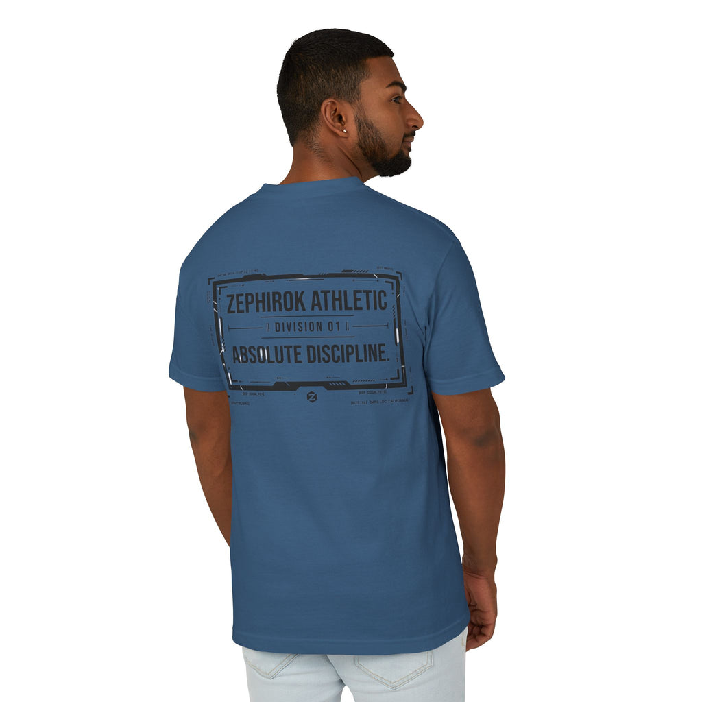 Zephirok Athletic Tee — "Absolute Discipline" Vintage Logo Cotton Shirt