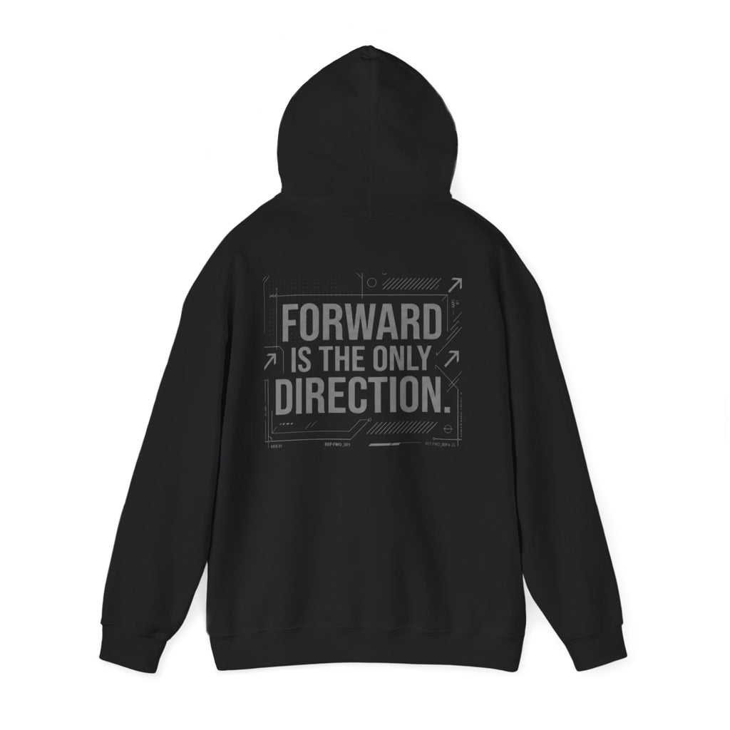 Hoodie - Zephirok Logo & "Forward Is The Only Direction" Motivational Graphic