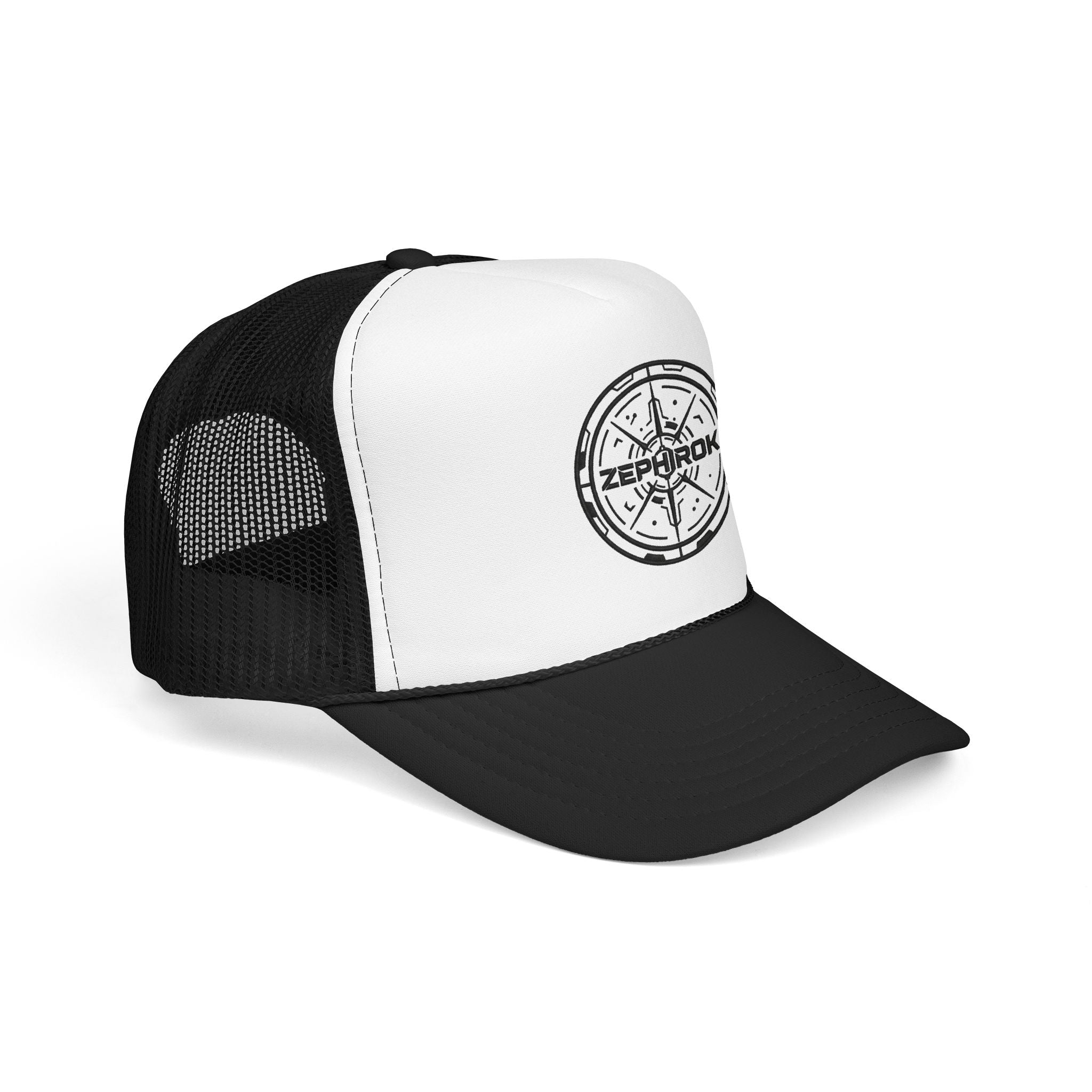 Trucker Hat — Vintage Compass Logo Foam Cap