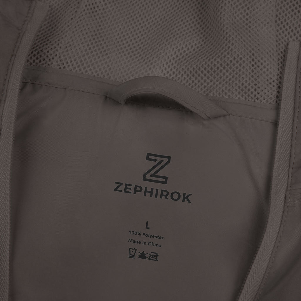 Windbreaker Jacket — "Less Noise, More Presence" Minimalist Hooded Zip-Up