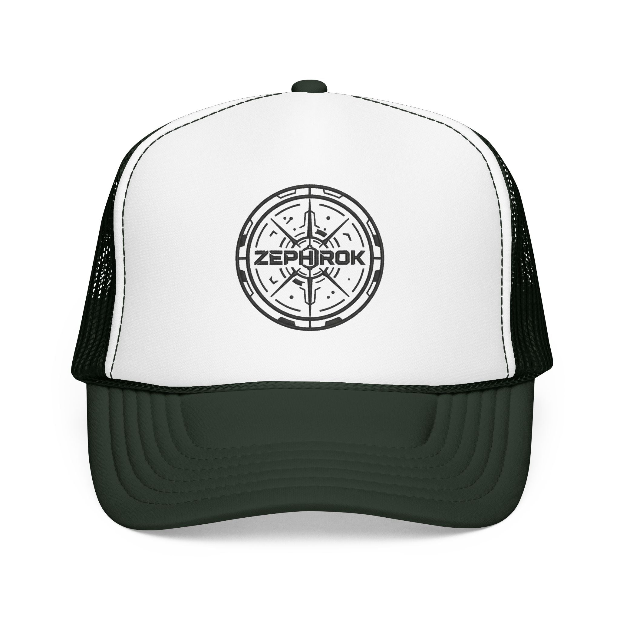 Trucker Hat — Vintage Compass Logo Foam Cap