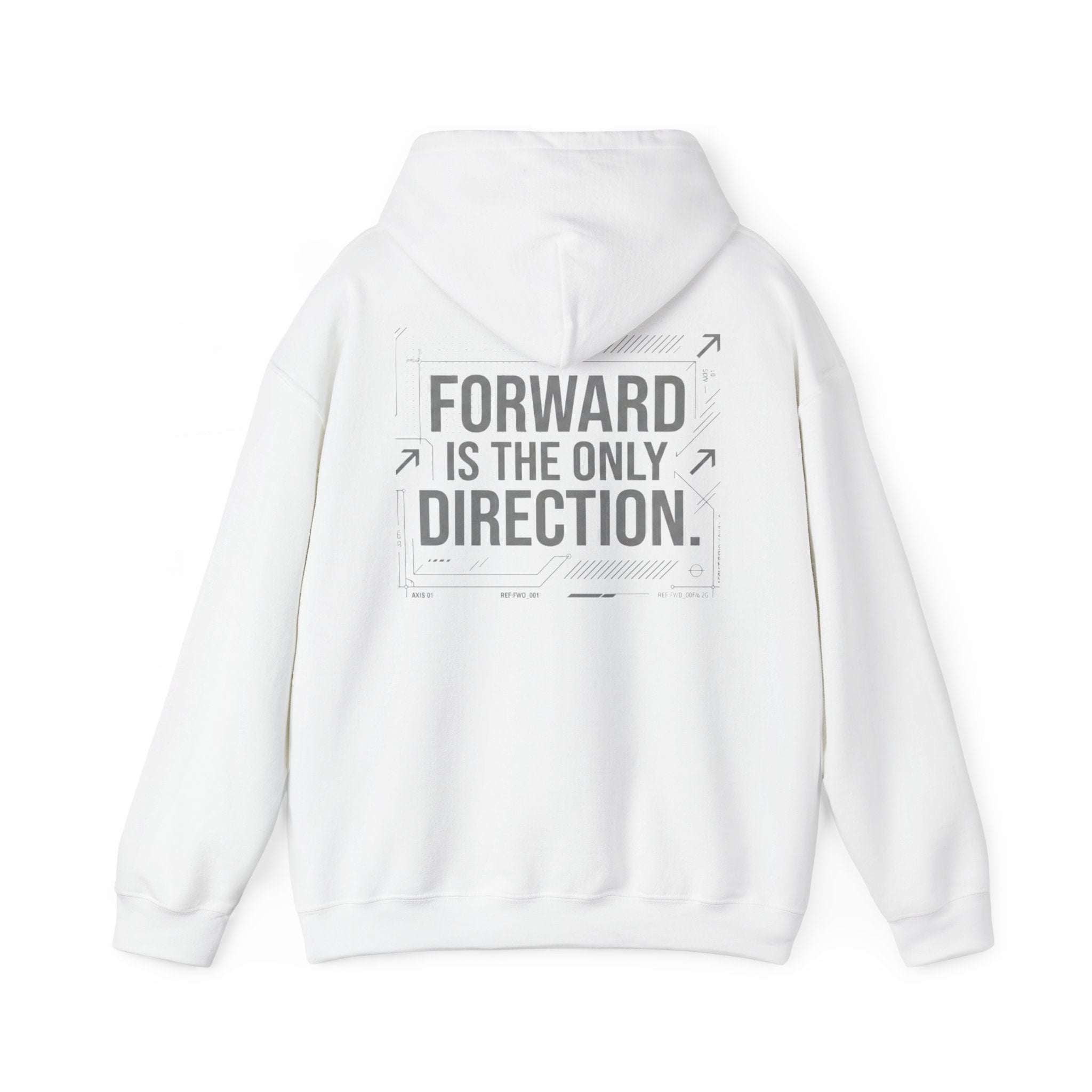 Hoodie - Zephirok Logo & "Forward Is The Only Direction" Motivational Graphic