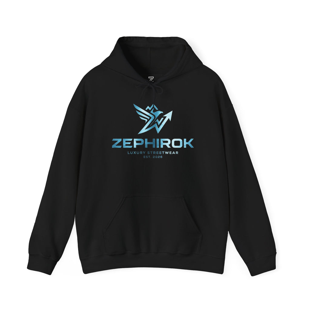 Hoodie - Zephirok Logo & "Forward Is The Only Direction" Motivational Graphic