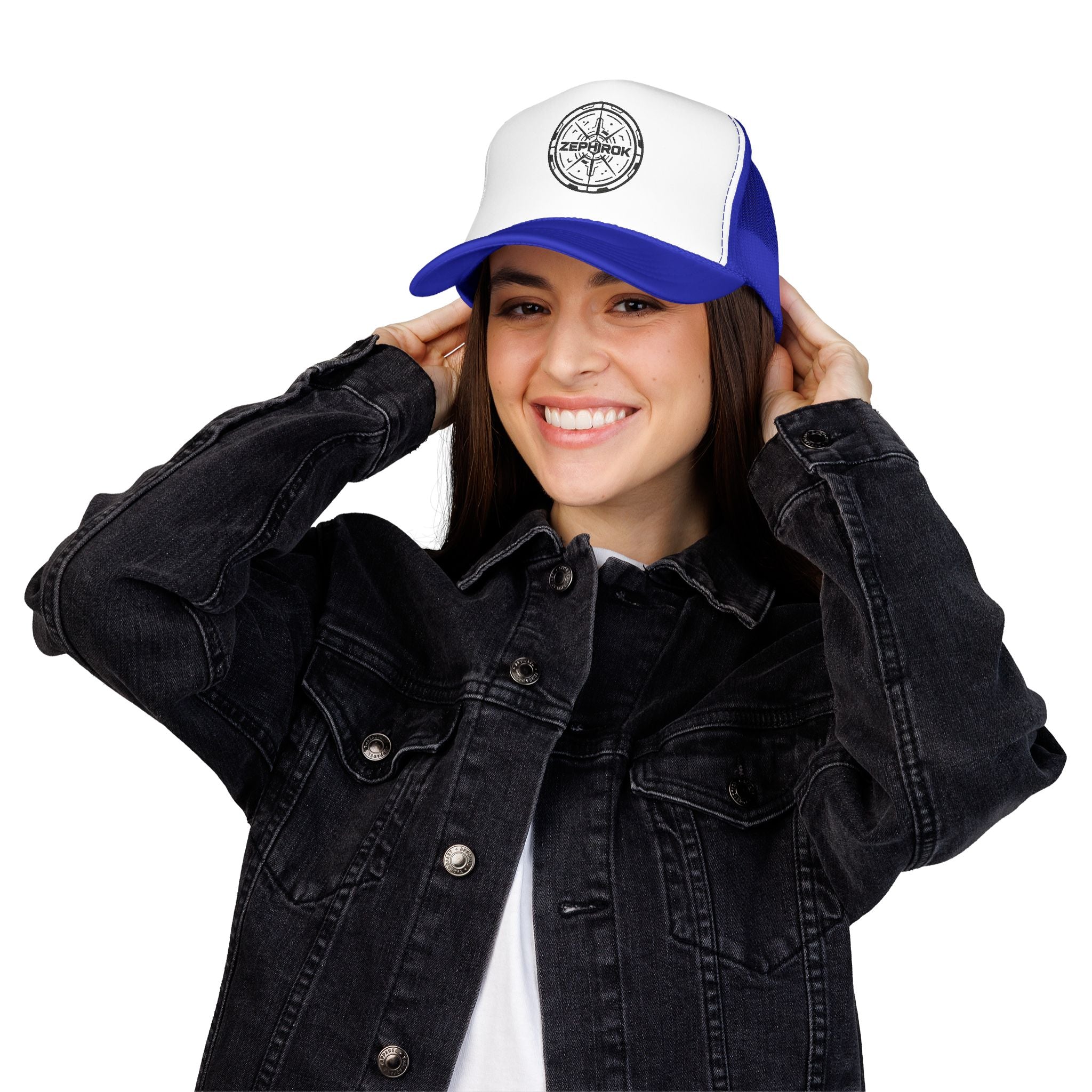 Trucker Hat — Vintage Compass Logo Foam Cap