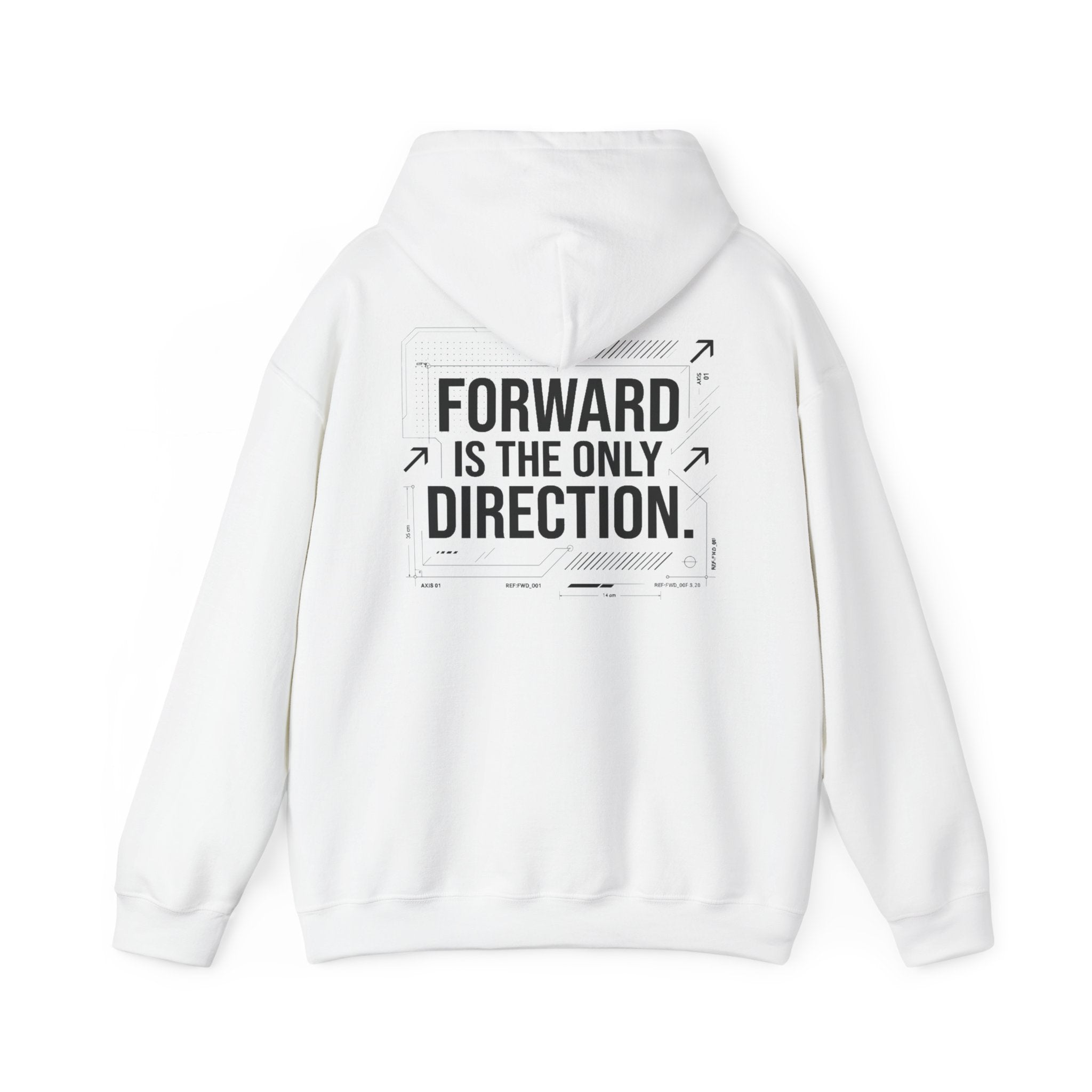 Zephirok Logo Hoodie — "Forward Is The Only Direction" Streetwear Pullover
