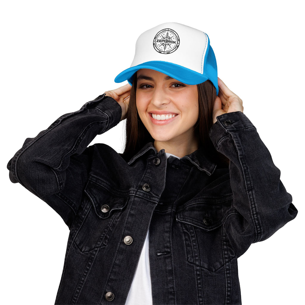Trucker Hat — Vintage Compass Logo Foam Cap