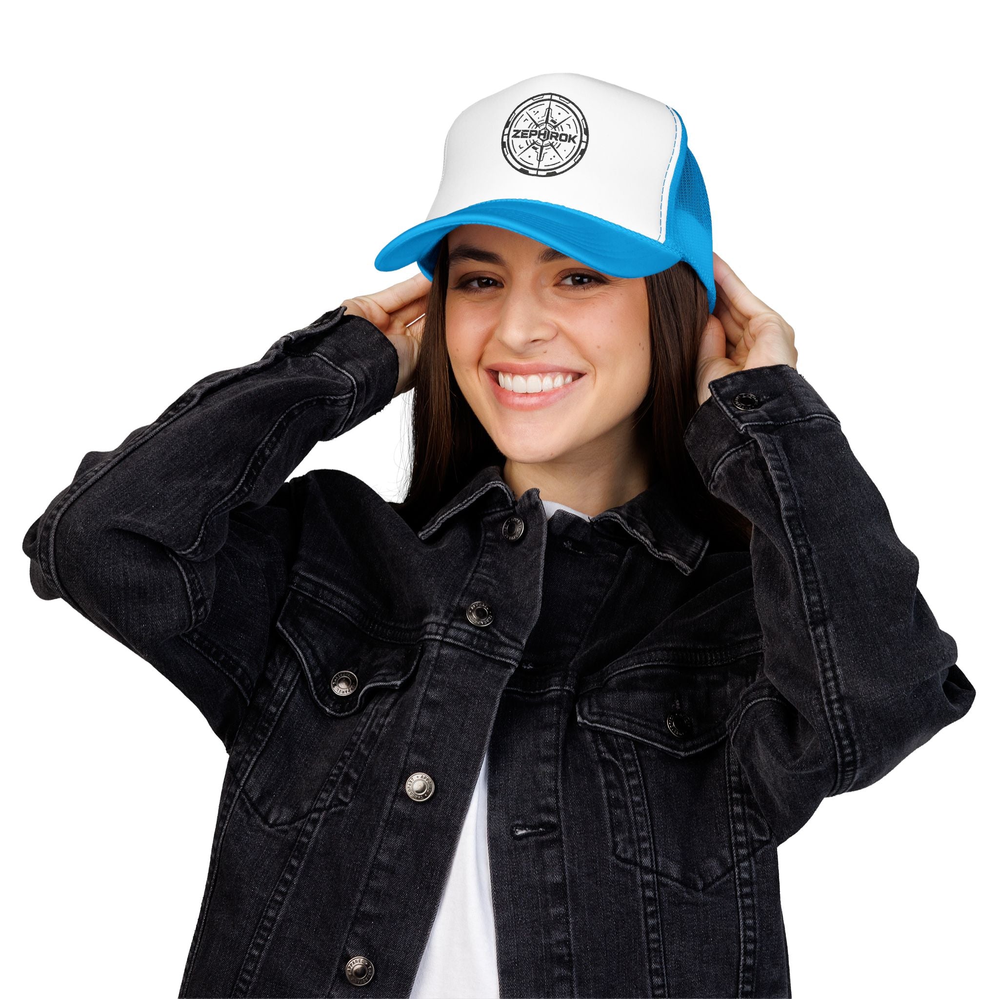 Trucker Hat — Vintage Compass Logo Foam Cap