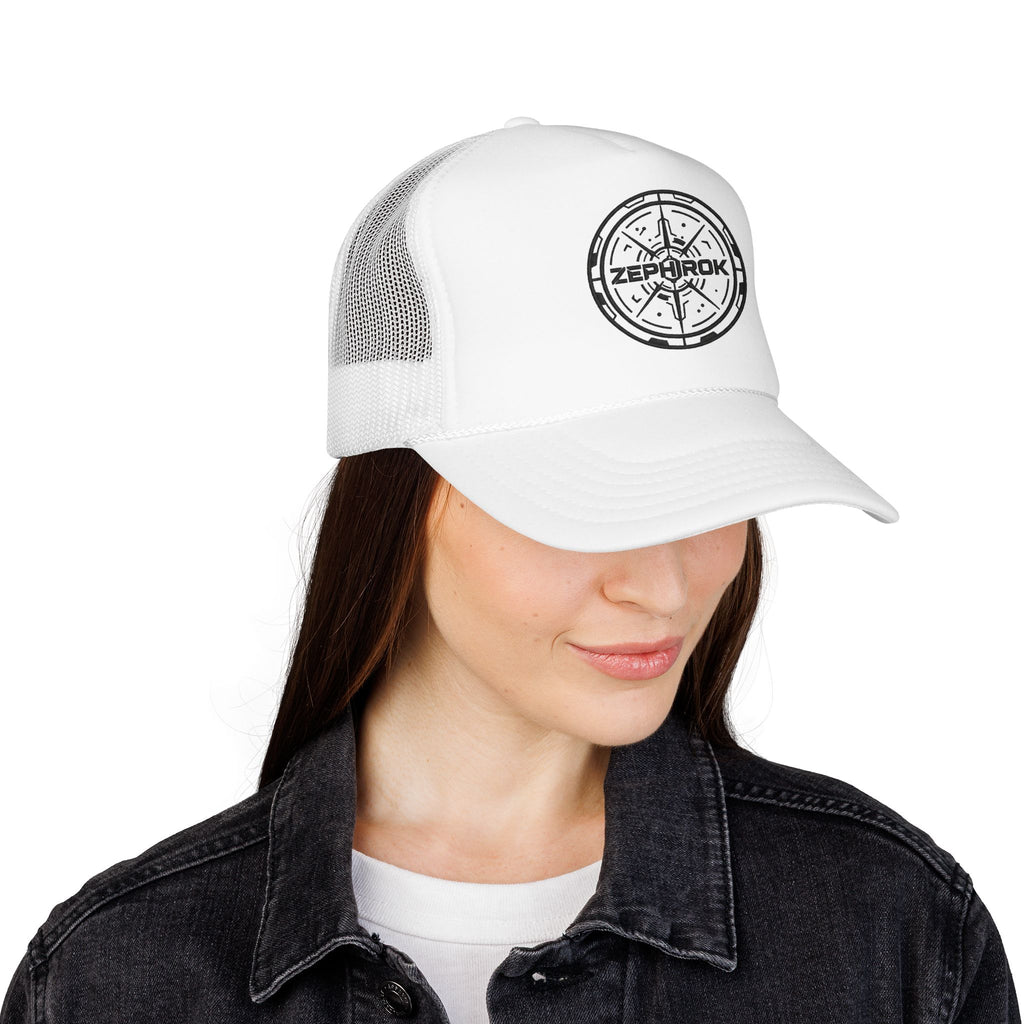 Trucker Hat — Vintage Compass Logo Foam Cap