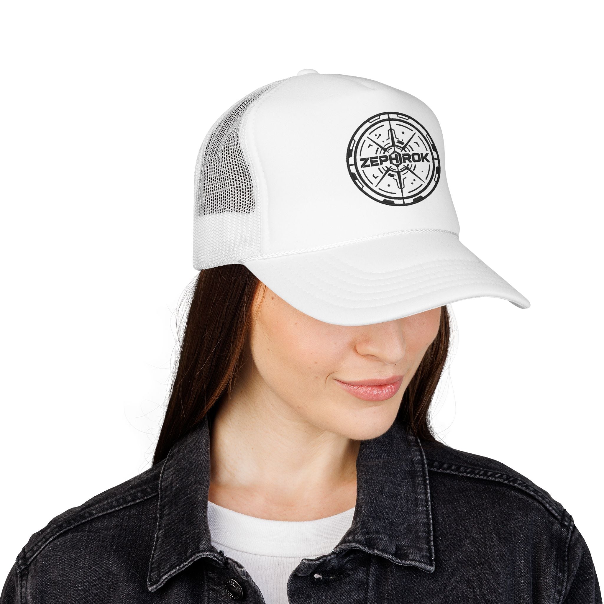 Trucker Hat — Vintage Compass Logo Foam Cap