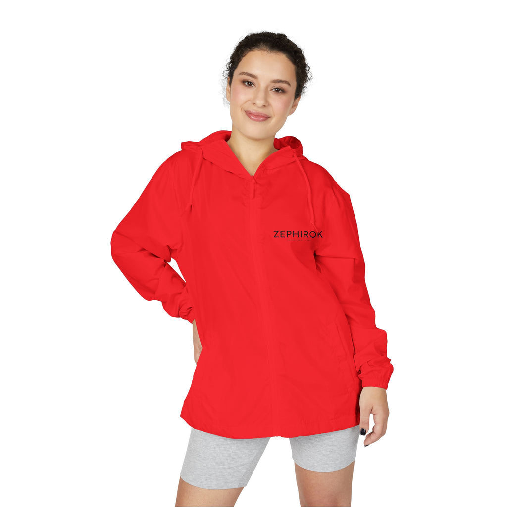 Windbreaker Jacket — "Less Noise, More Presence" Minimalist Hooded Zip-Up