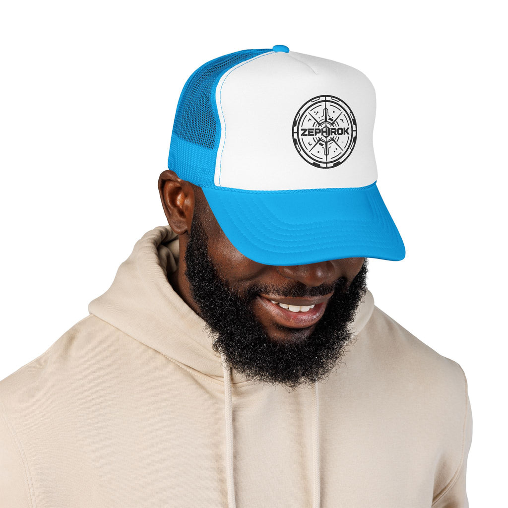 Trucker Hat — Vintage Compass Logo Foam Cap