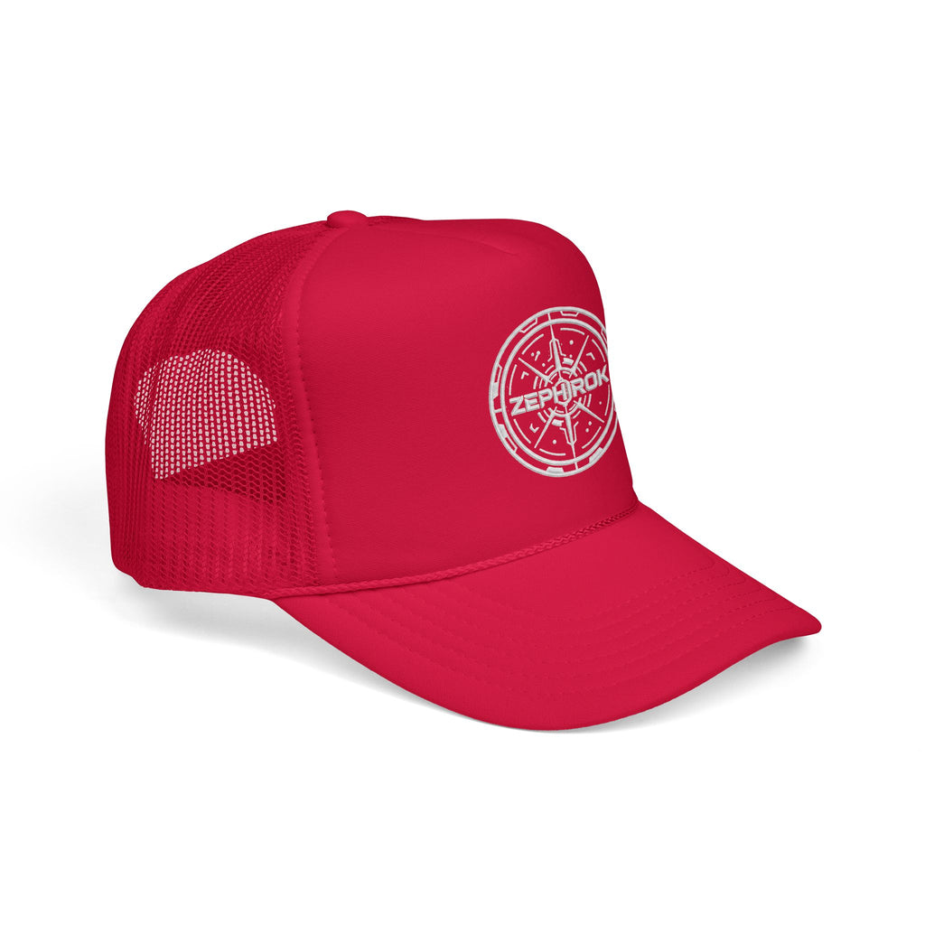 Trucker Hat — Vintage Compass Logo Foam Cap