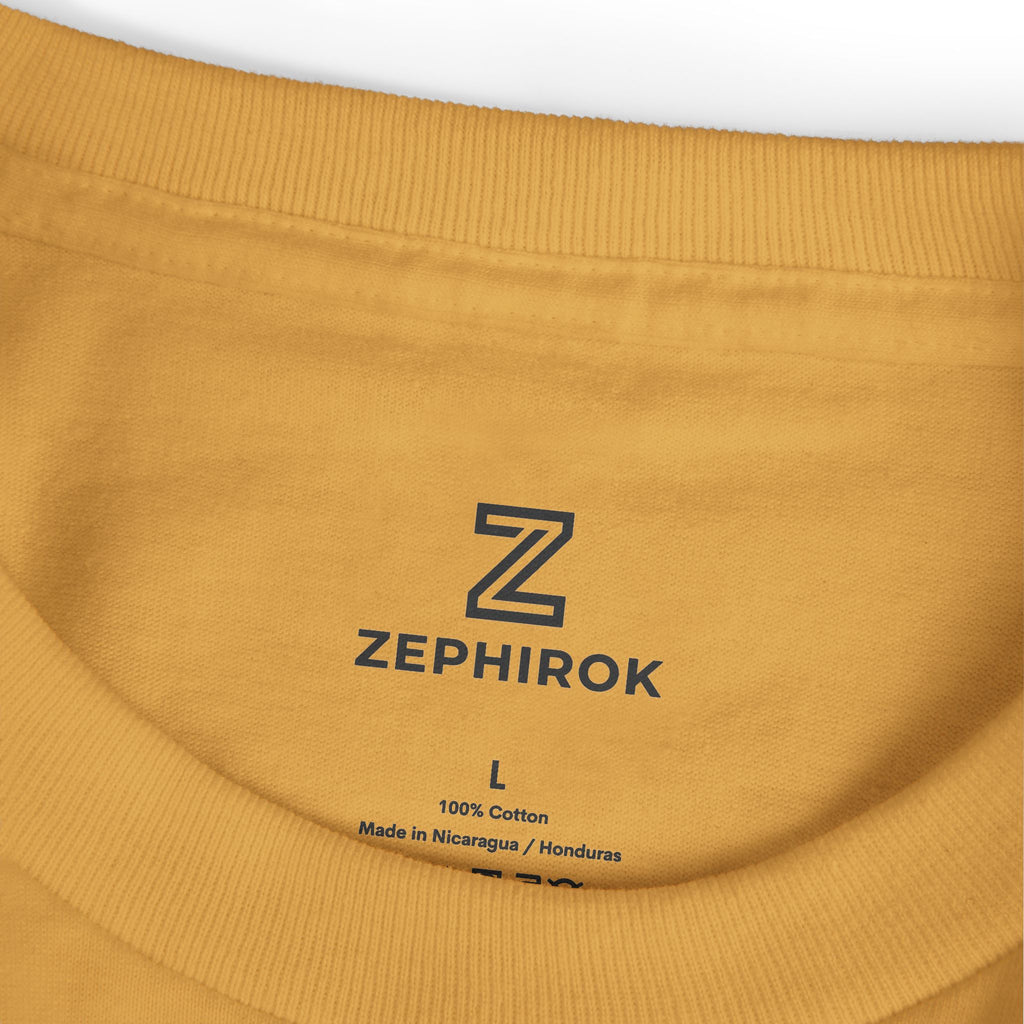 Zephirok Athletic Tee — "Absolute Discipline" Vintage Logo Cotton Shirt