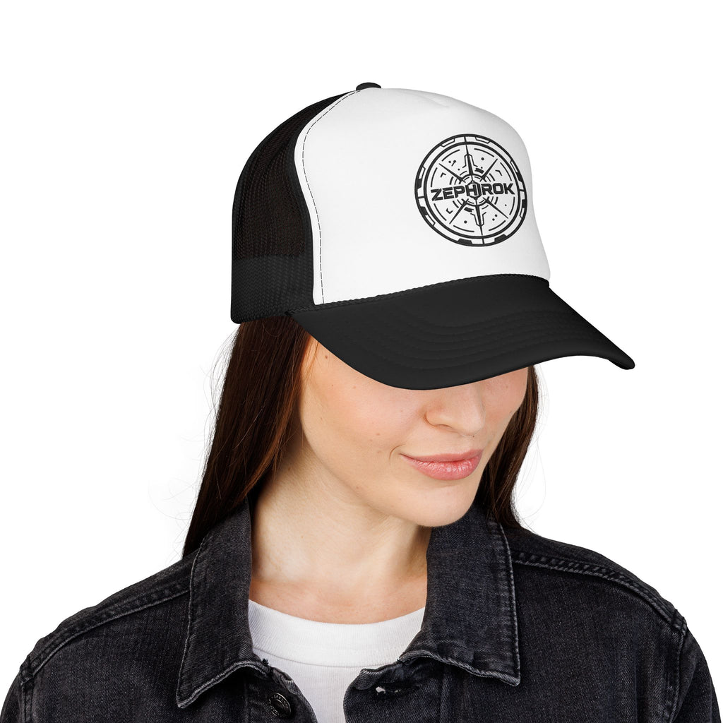 Trucker Hat — Vintage Compass Logo Foam Cap