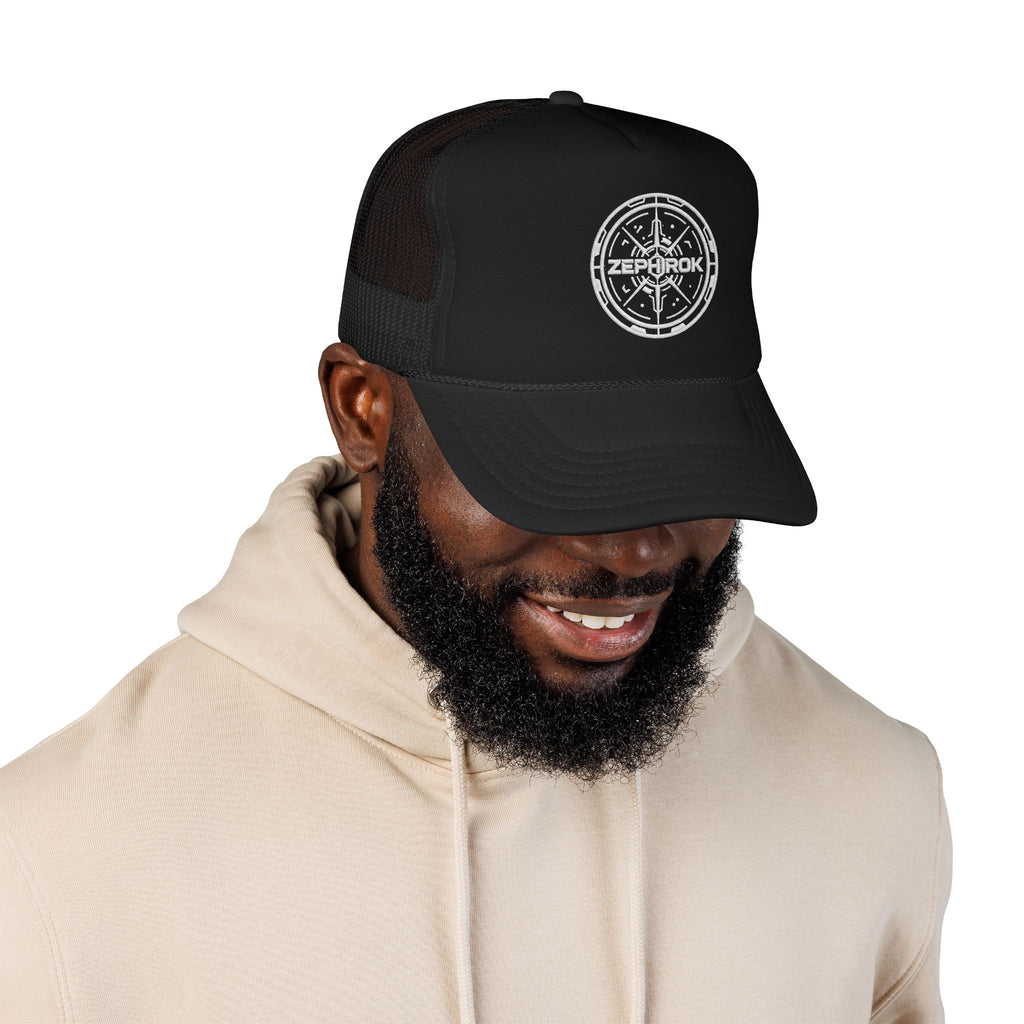 Trucker Hat — Vintage Compass Logo Foam Cap